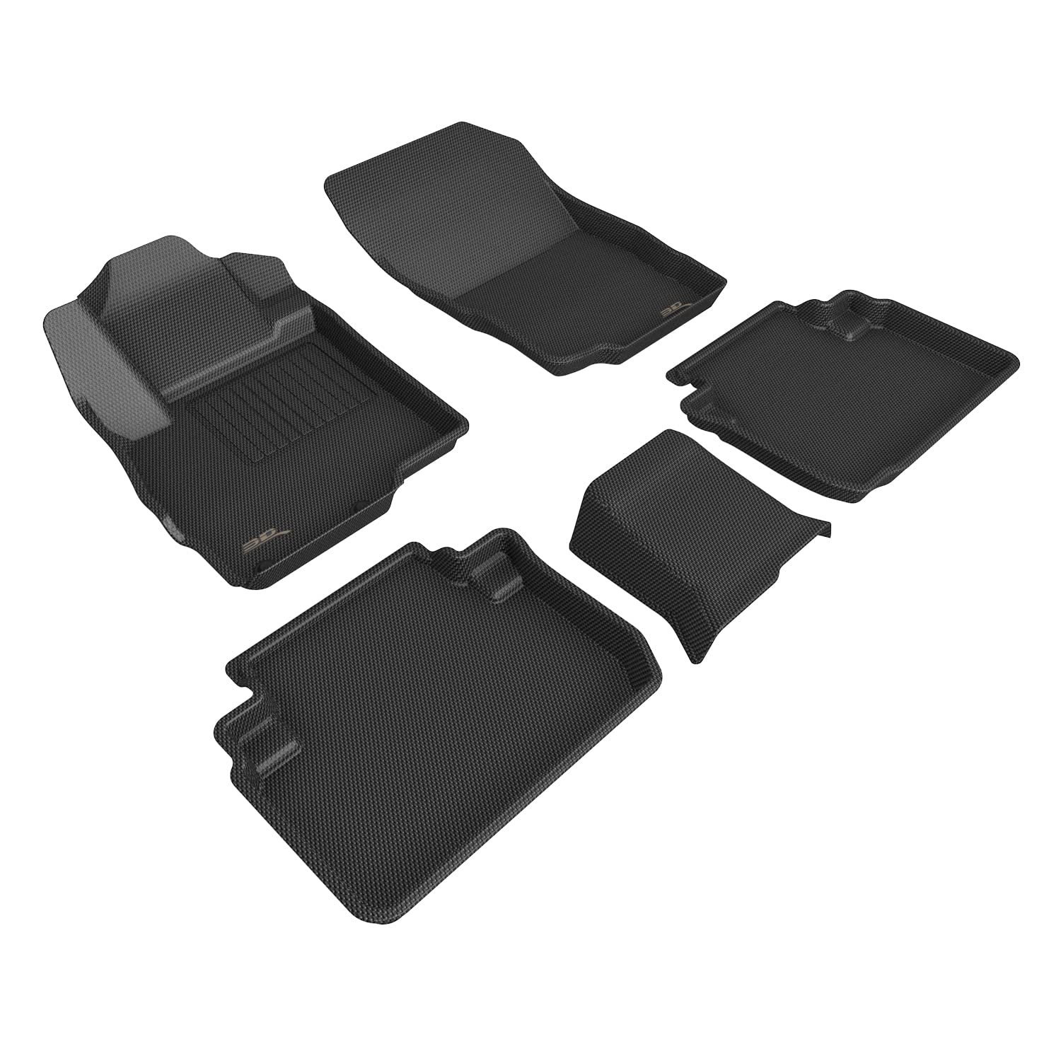 Custom Fit 3D MAXpider Kagu Floor Mat (Black) Compatible for Mitsubishi Eclipse Cross 2018-2026-Full Set