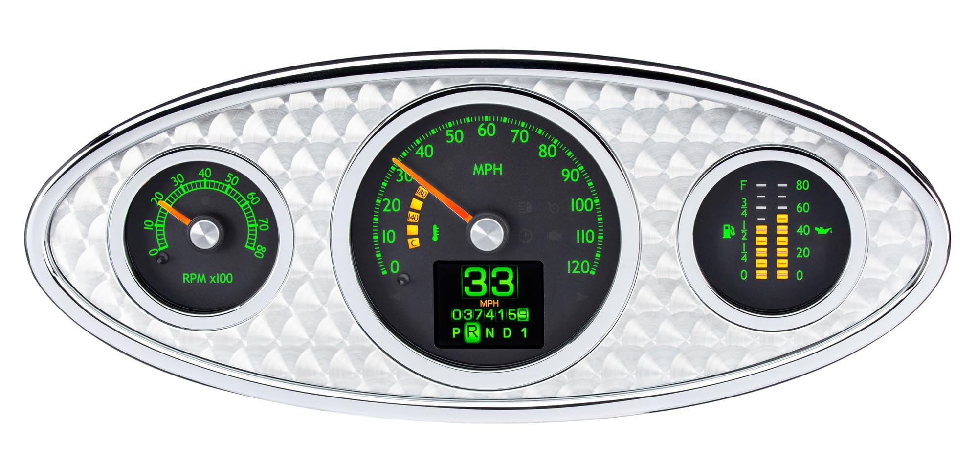Dakota Digital Retrotech RTX-32F-X Gauge Instrument System Compatible with 1932 Ford Car