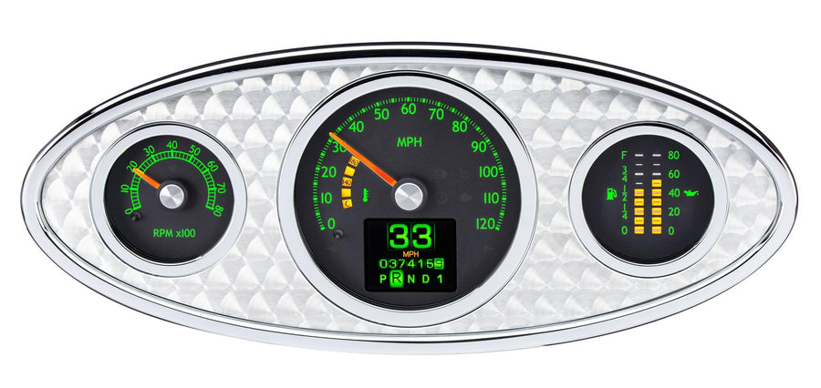 Dakota Digital Retrotech RTX-32F-X Gauge Instrument System Compatible with 1932 Ford Car
