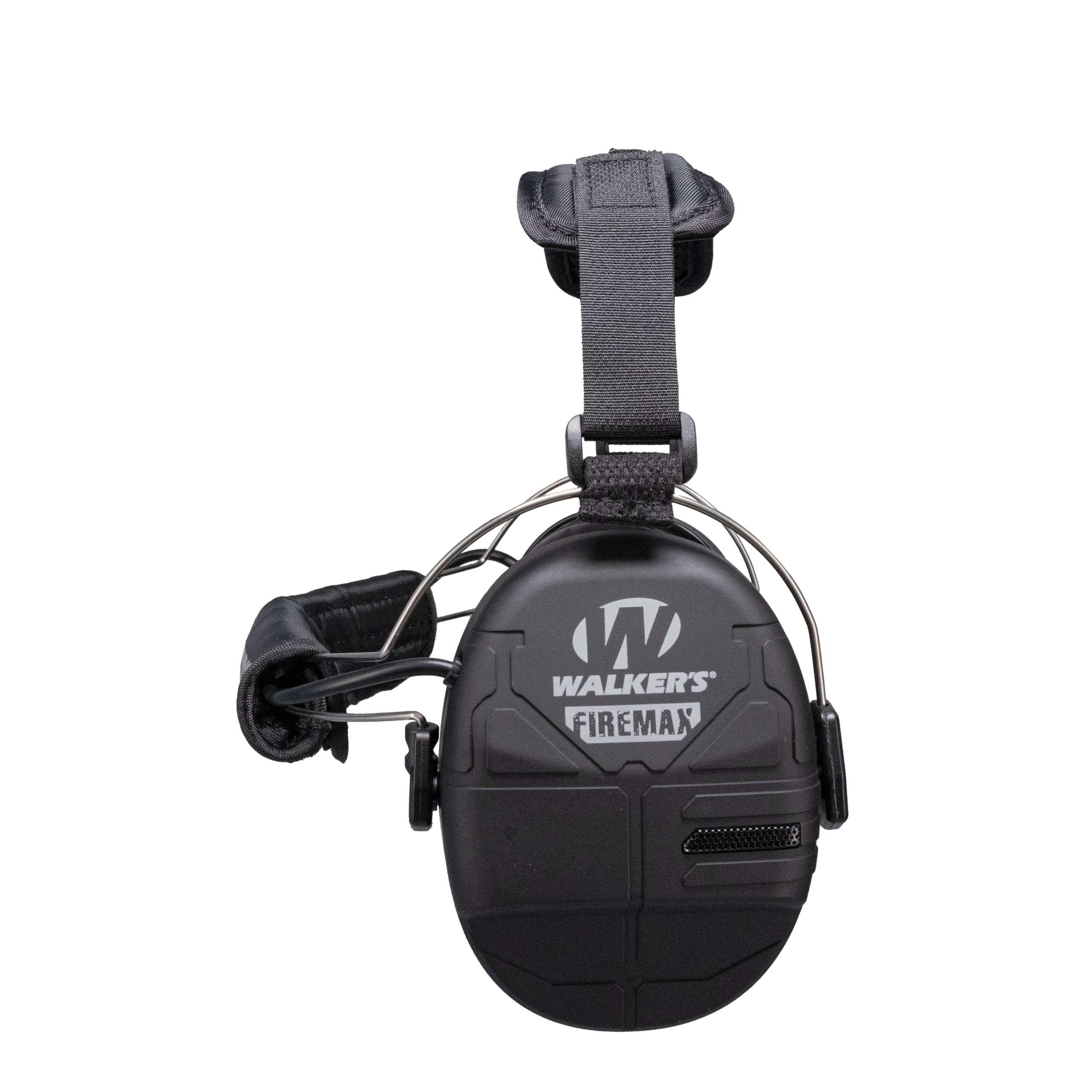 Walker's Lightweight Rechargeable Shooting Hunting Range Electronic Slim Low Profile Hearing Protection FireMax Behind The Neck Earmuffs