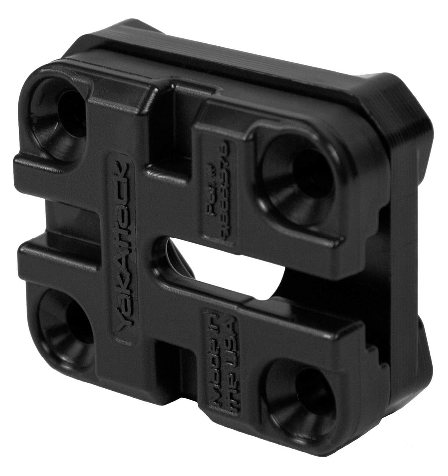 MightyMount II YakAttack with FullBack Backing Plate | Low Profile Kayak Accessory Mount with Hardware | Compatible with LockNLoad Rod Holders, Fish Finder Mounts & T-Bolt Accessories | Made in USA