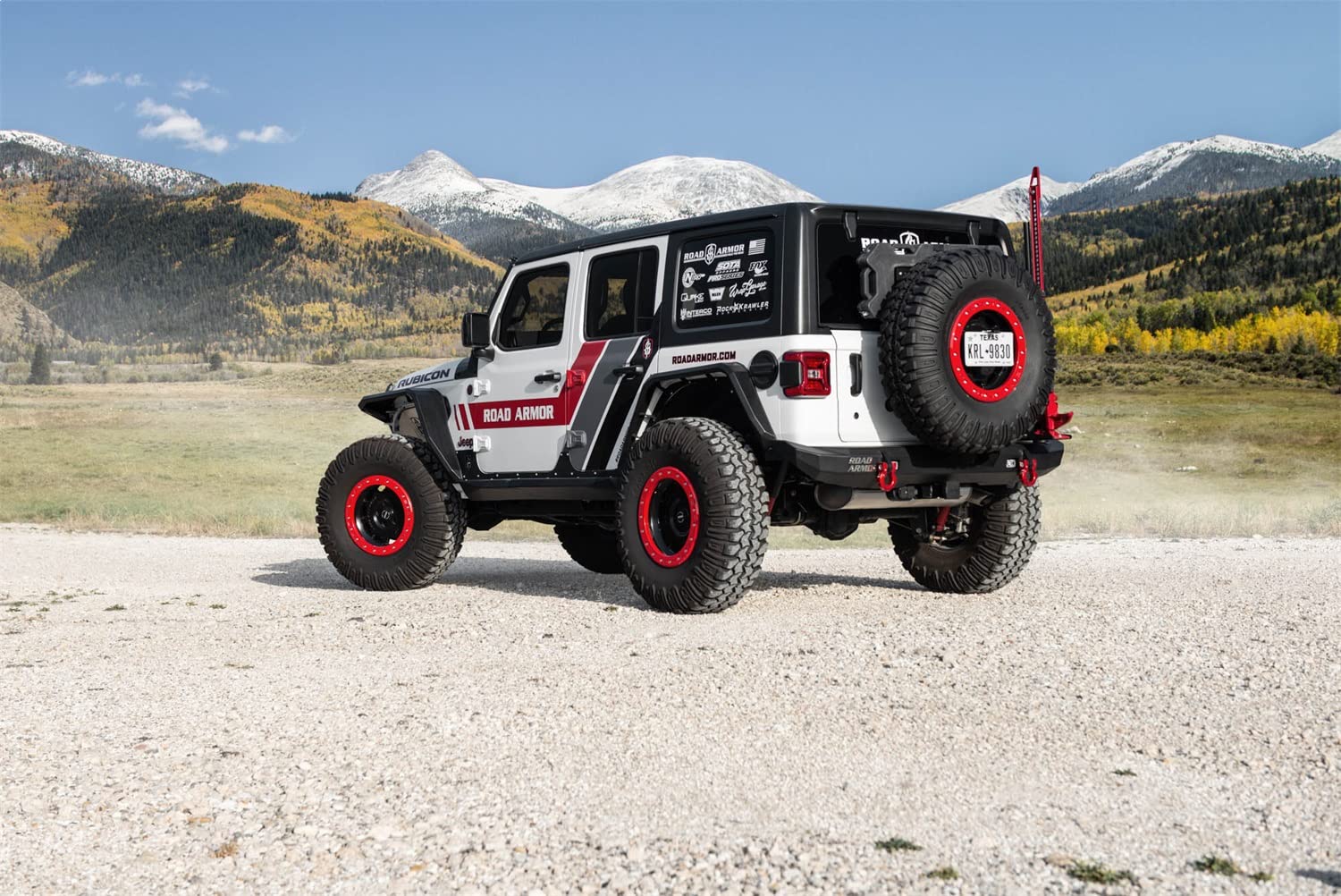 Road Armor Rear Fender Flare Stealth Jl Body Armor - Texture Black 2018-2020 Jeep Jlrubicon Jlsport Jlsahara