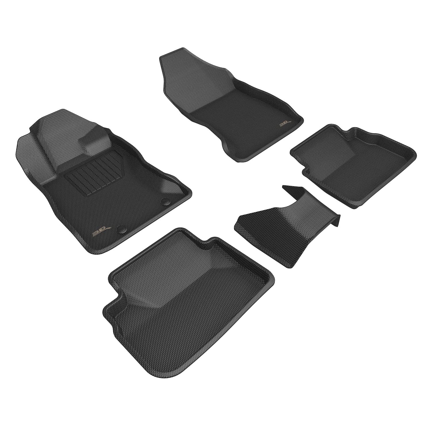 Kagu 3D MAXpider Custom Fit Floor Mat (Black) Compatible with Subaru WRX 2022-2025 - R1 R2
