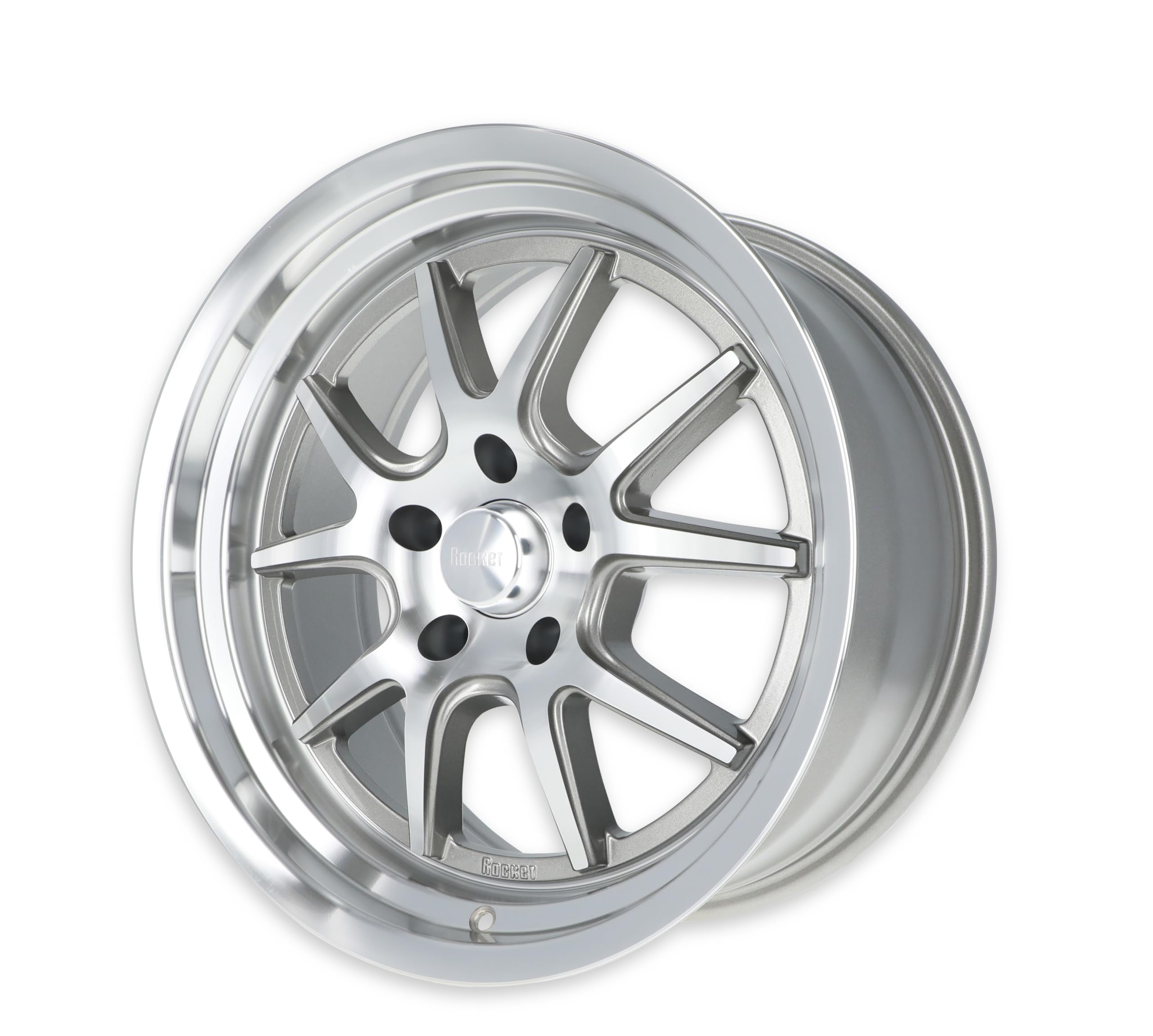 TTR19-896155 Rocket Racing Wheels 18x9 Attack Machined 5x4.75 5.5 bs