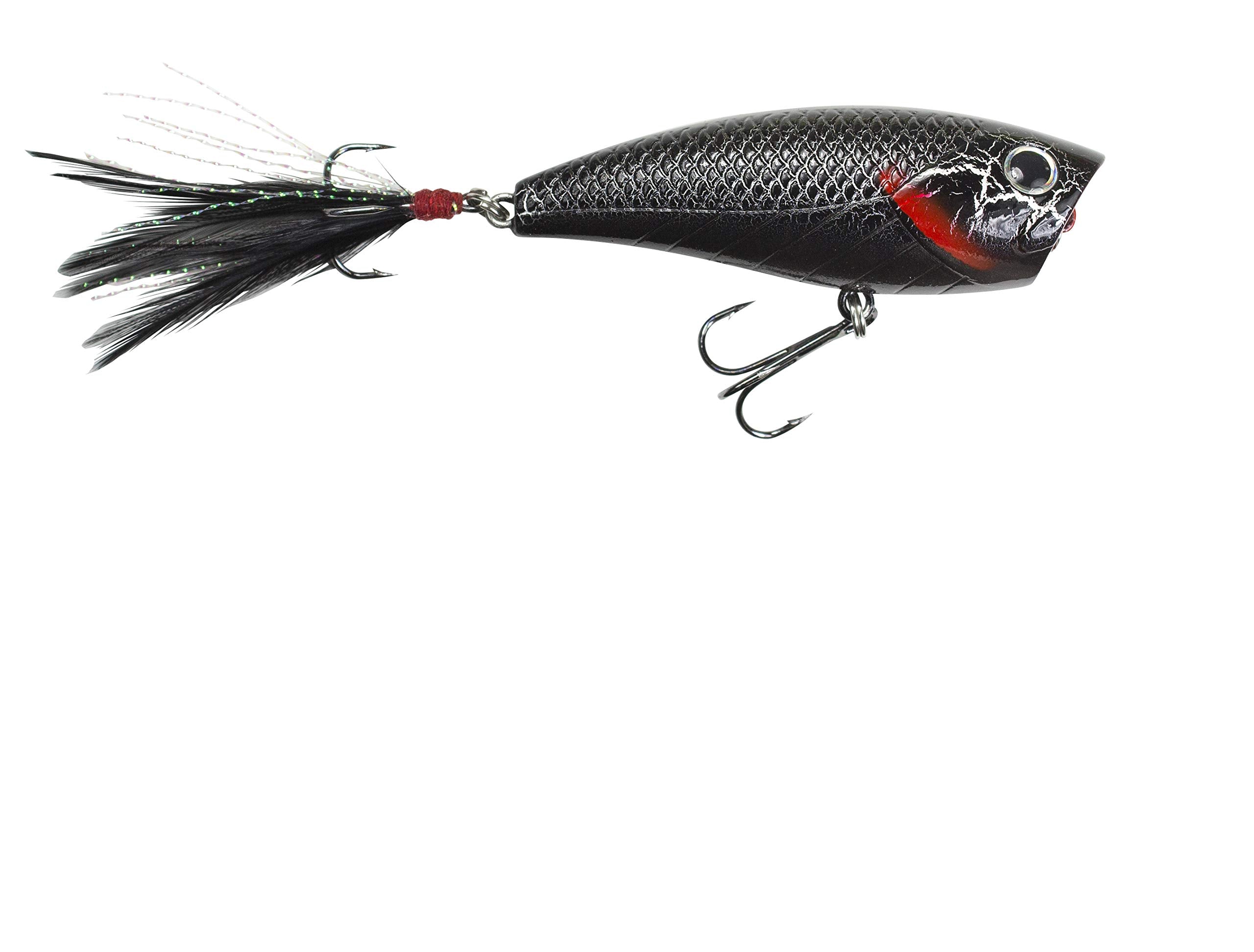 Impact Crush Lunkerhunt | Popper Fishing Lure, Hard Bait Fishing Lure for Bass Fishing | Popping Action to Attract Trout and Pike | Fresh and Saltwater Fishing Lure