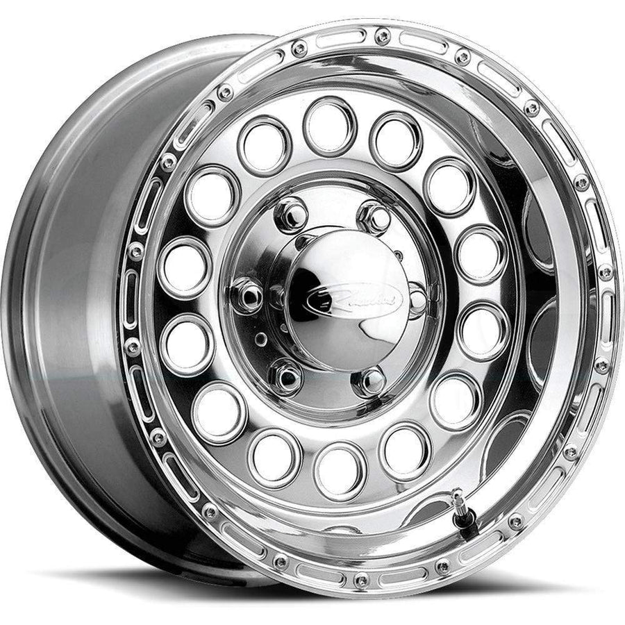 Raceline 887 Wheels Rock Crusher Polished Wheel (15 x 10. inches /5 x 114 mm, -47 mm Offset)