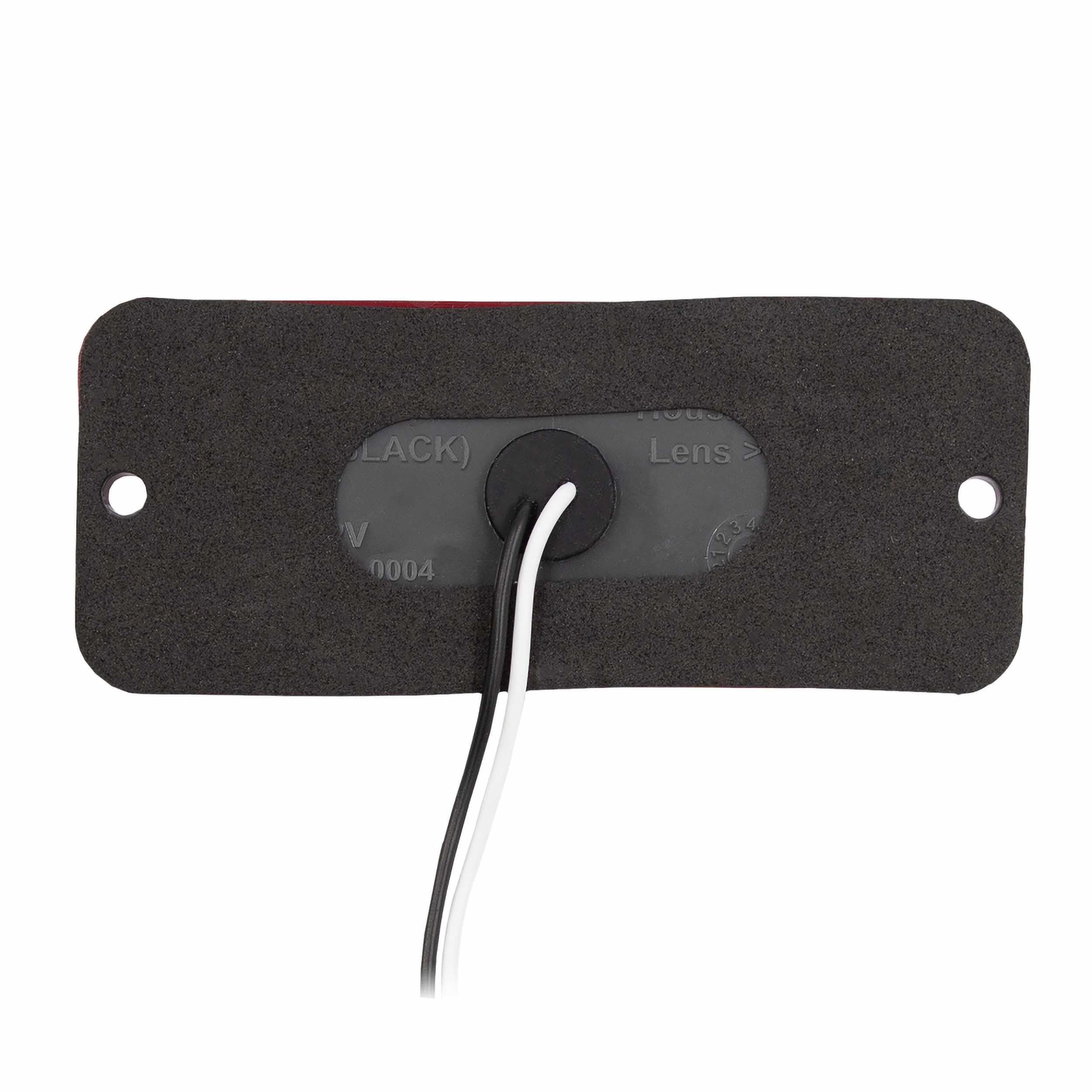 Marker/Clearance Light - Heise Trailer with Reflector - Red, Round Marker/Clearance Light (HE-TRRF01)