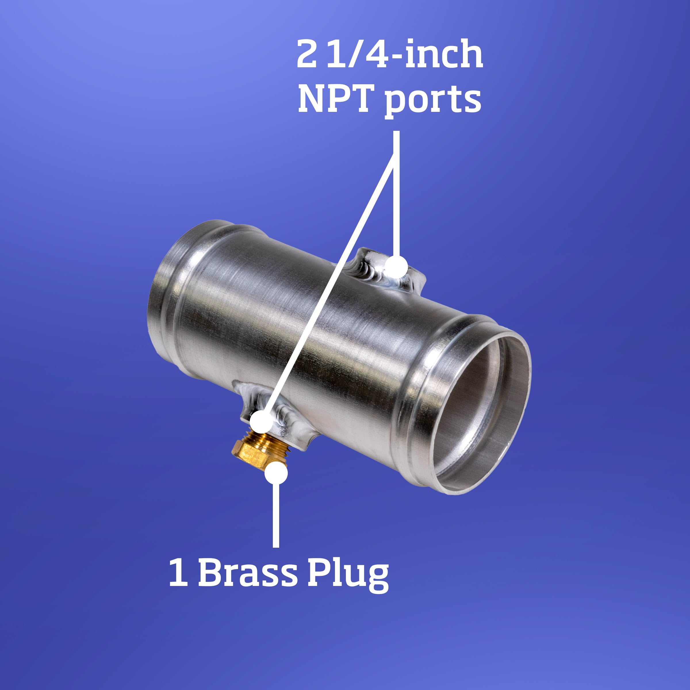1-1/2 Inch Inside Diameter Flex-A-Lite In-line Radiator Hose Adapter (32082/107078)