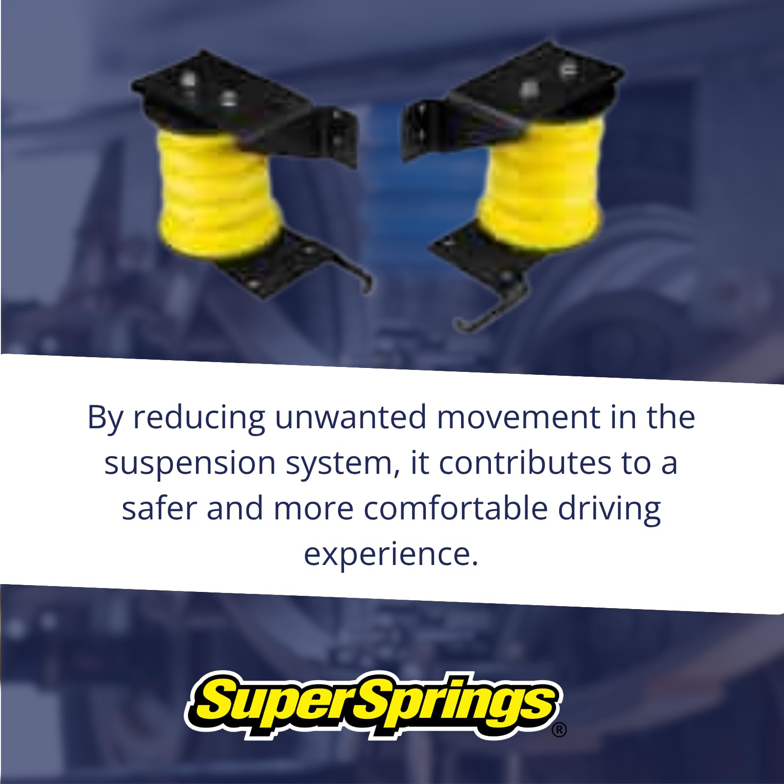 SumoSprings Rear for Ford E-350|E-450, Yellow | SuperSprings SSR-106-54-1