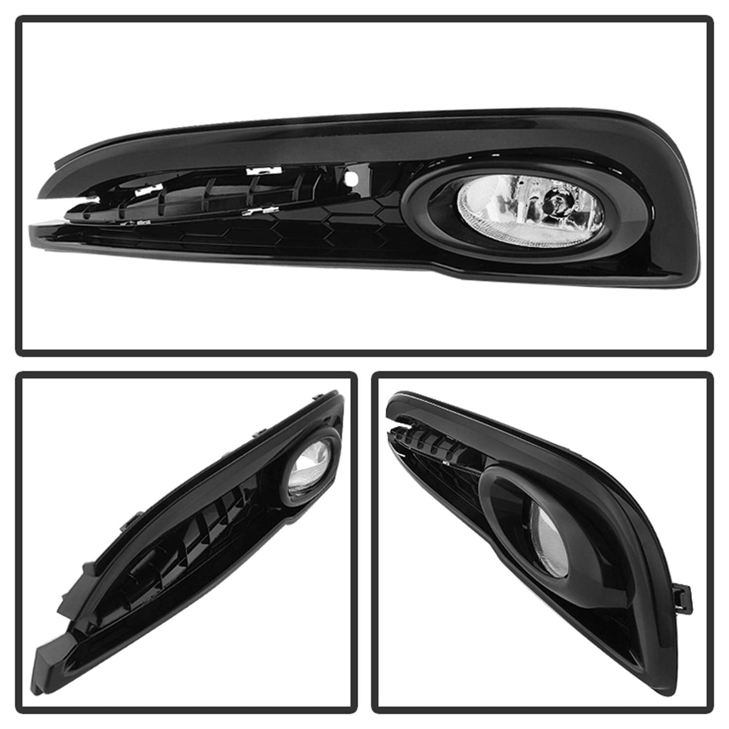 Fog Lights Xtune 5077745 Black/Clear