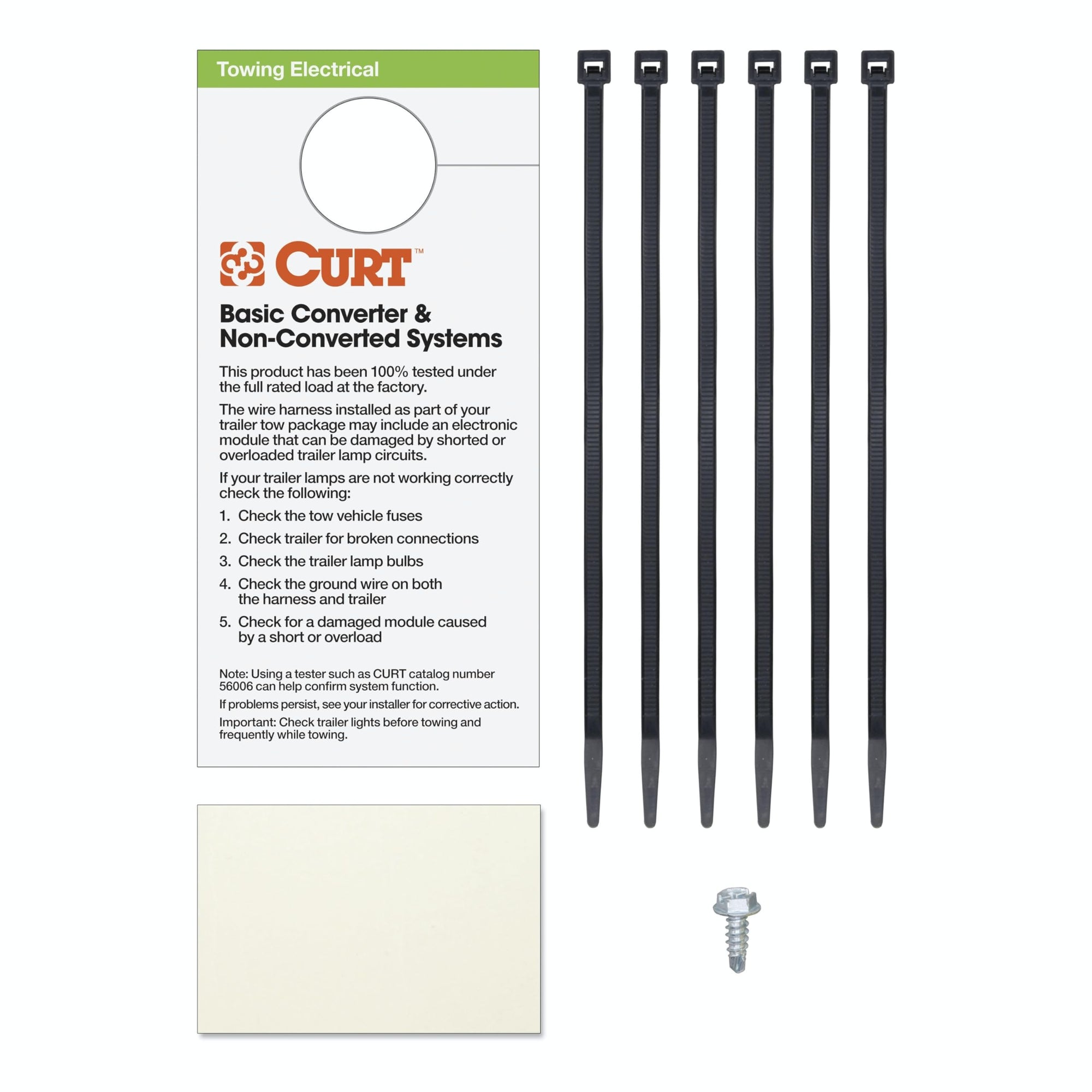 CURT 56046 Custom Vehicle-Side 4-Pin Trailer Wiring Harness, Fits Select Chevrolet Impala
