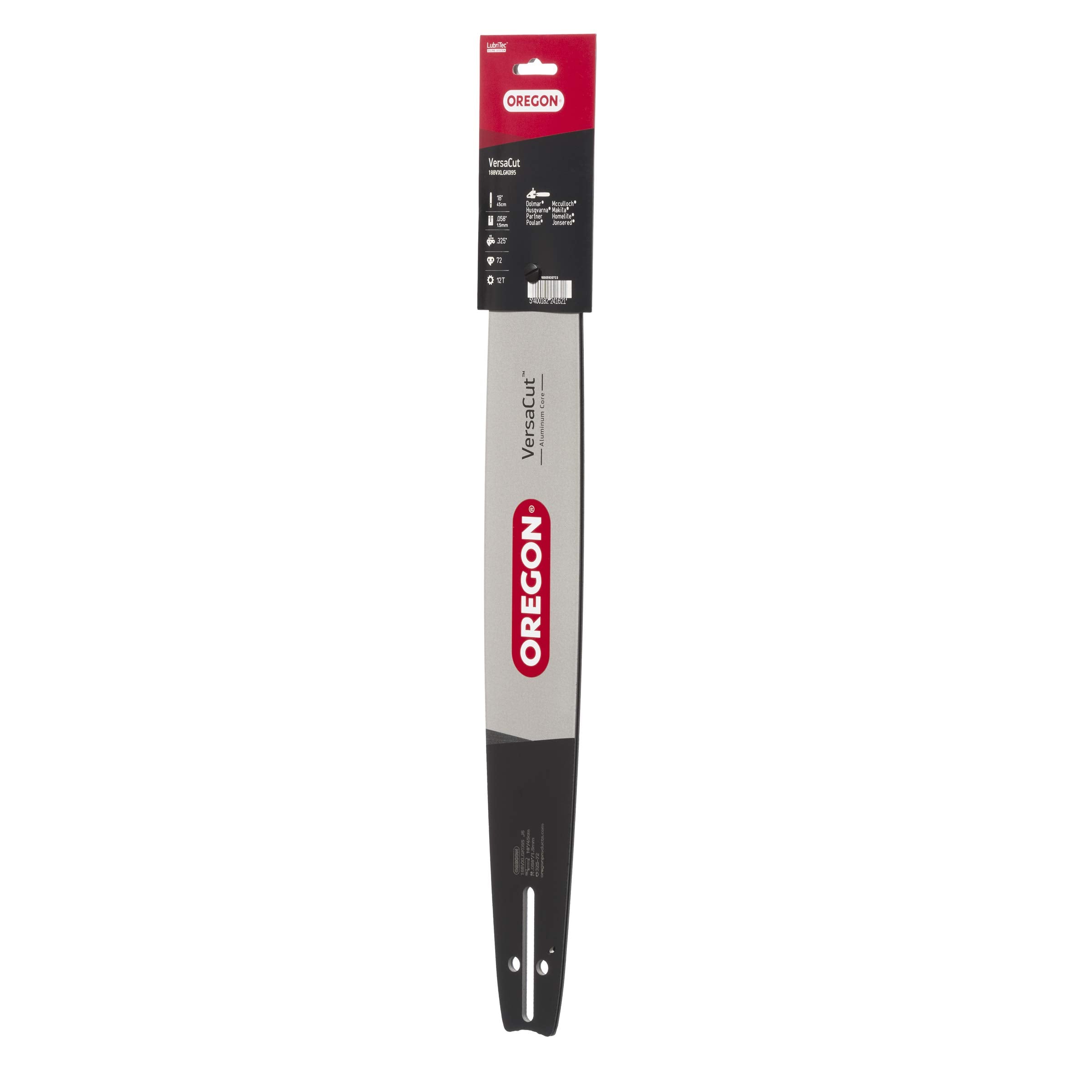 Oregon VersaCut 188VXLGK095 .058" Gauge .325" Pitch Guide Bar, 18"