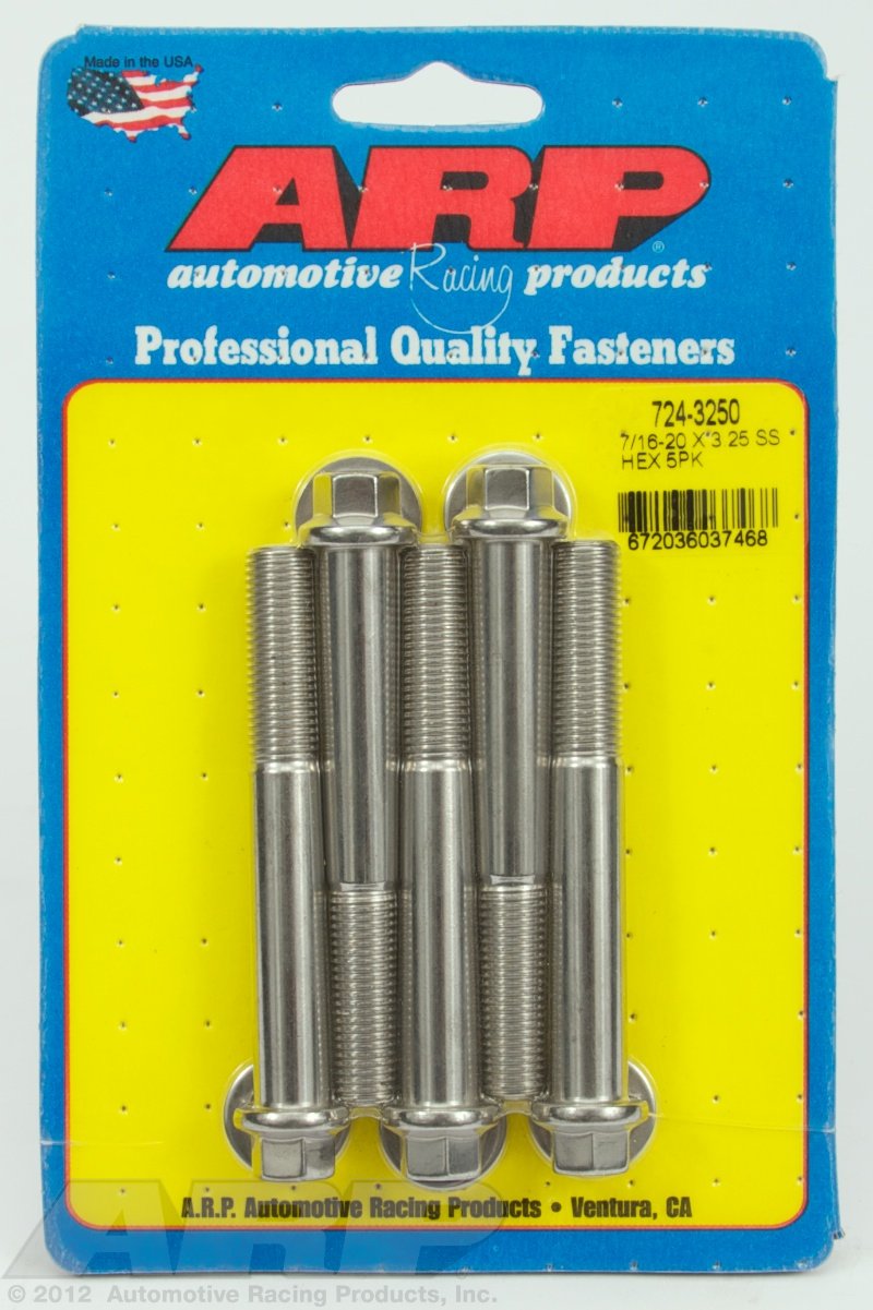 Hex Bolt ARP (724-3250), Stainless Steel