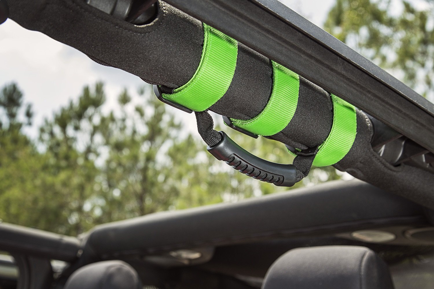 Rugged Ridge Ultimate Grab Handle Kit 13505.05, Green; 55-Current Jeep CJ/Wrangler / 20-Current Gladiator