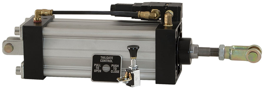 Tie Rod Style Cylinder-Clevis Mount-1.0 Rod X 8 Inch Stroke, Buyers Products TGC32508VKSA Tailgate Cylinder, Electric Solenoid, 3.25" Bore, Pneumatic Tailgate Applications For Dump Trucks