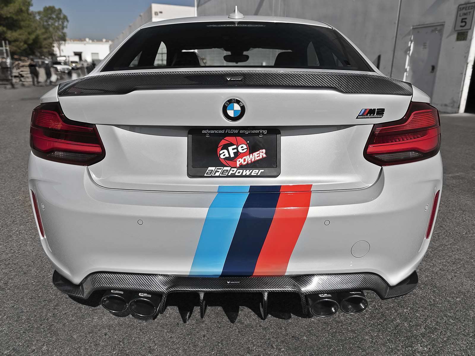 aFe Power 3 to 2-1/2 IN MACH Force-Xp Stainless Steel Cat-Back Exhaust System w/Black Tip Fit BMW M2 Competition (F87) 19-21 L6-3.0L (tt) S55 49-36350-B
