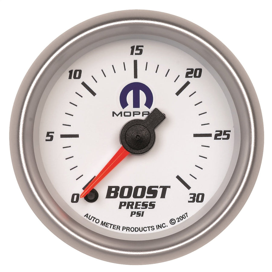 Mopar Auto Meter 880034 2-1/16" Digital Stepper Motor Boost Gauge (0-30 PSI, 52.4mm)