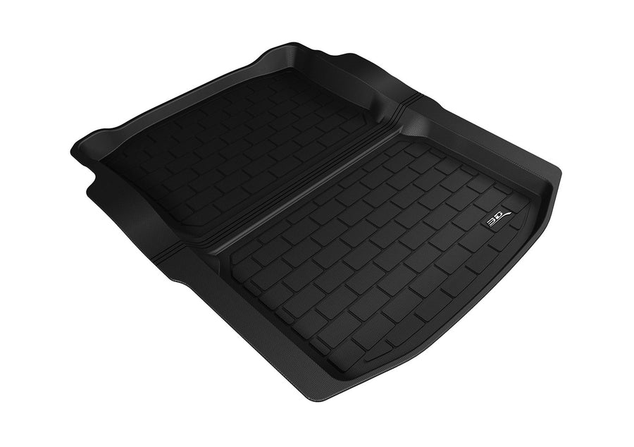 3D MAXpider Custom Fit Cargo All-Weather Floor Mat for Select Cadillac CTS RWD Sedan Models - Kagu Rubber (Black)