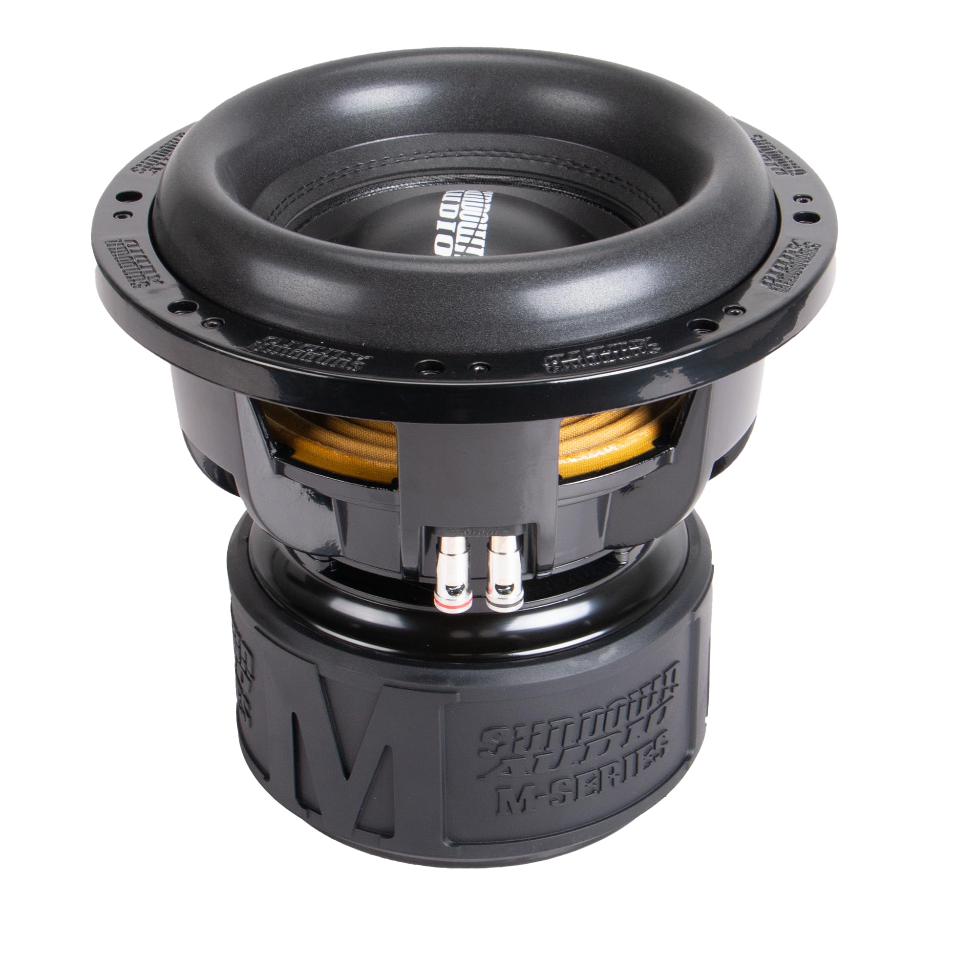 10" Sundown Audio M-10 D2 Car Subwoofer – 2000W RMS/4000W Peak, Dual 2-Ohm, 3" Aluminum VC, 35mm Xmax, Mega-Roll Surround, Low-Distortion Bass for Pro Systems