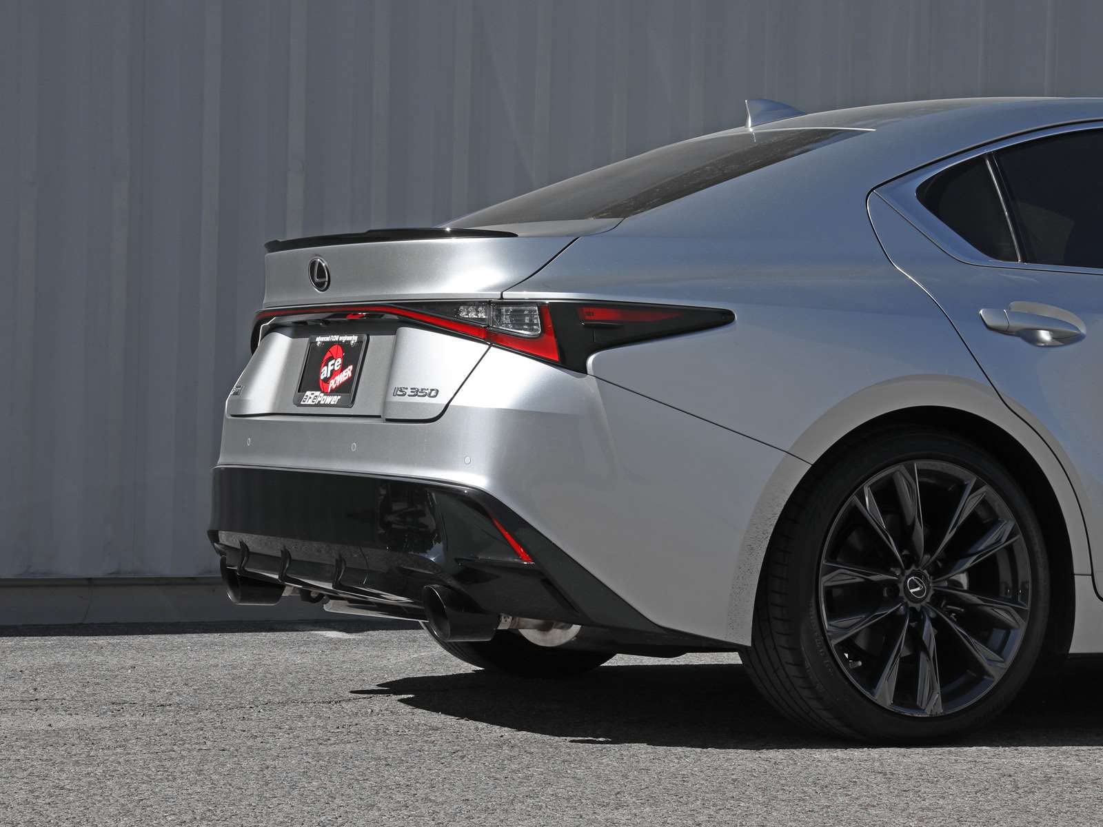 aFe Power 2-1/2 IN 304 Stainless Steel Takeda Axle-Back Exhaust System w/Black Tip Fit Lexus IS350 14-22 V6-3.5L 49-36060-B
