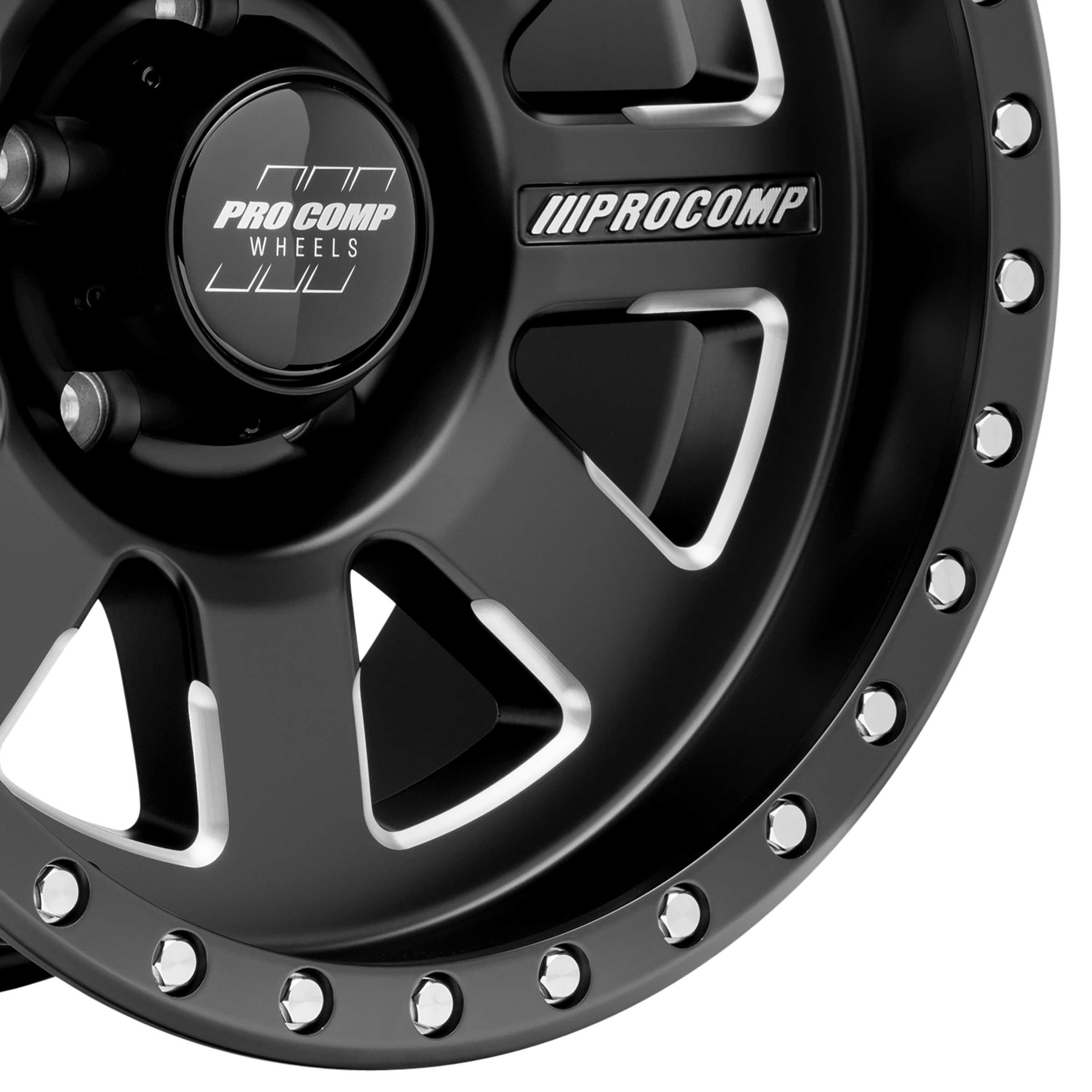 74 Pro COMP Series Trilogy Satin Black Milled (17x9 / 5x5 / -6mm)