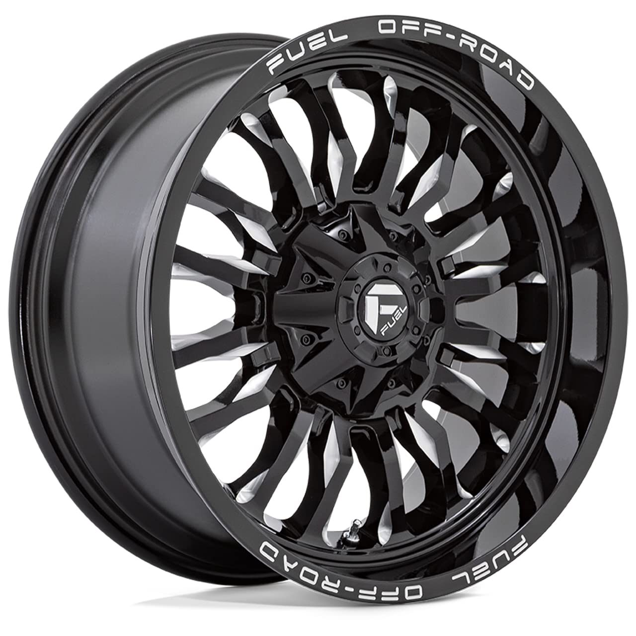 FUEL OFF-ROAD 20X9 ARC 8X6.5 5.04 1mm GLOSS BLACK MILLED - D79520908250