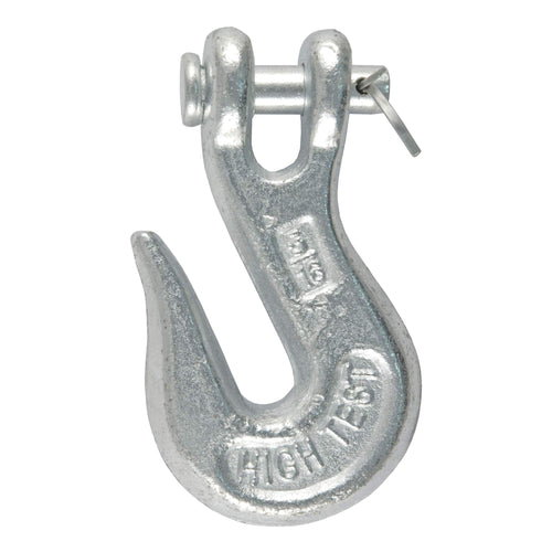 5/16-Inch CURT Forged Steel Clevis Grab Hook, 3,900 lbs. Work Load, 7/16-In Pin