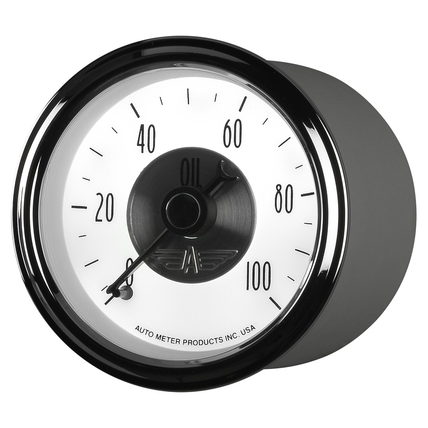 2023 Auto Meter Prestige Pearl 2-1/16" Mechanical Oil Pressure Gauge (0-100 PSI, 52.4mm)