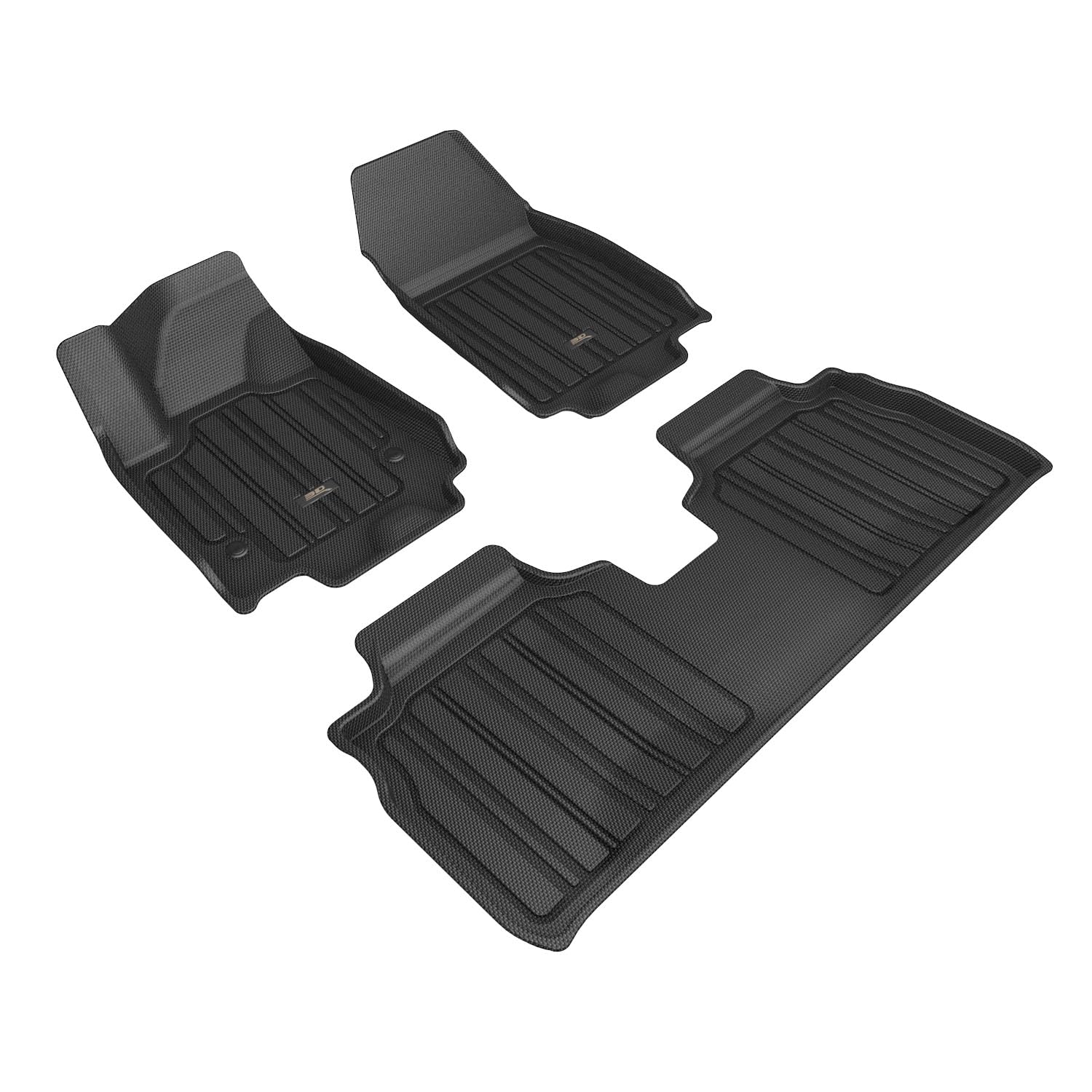 3D MAXpider Floor Mat ELITECT (Black) Compatible with Chevrolet Equinox EV 2024-2026 - Full Set