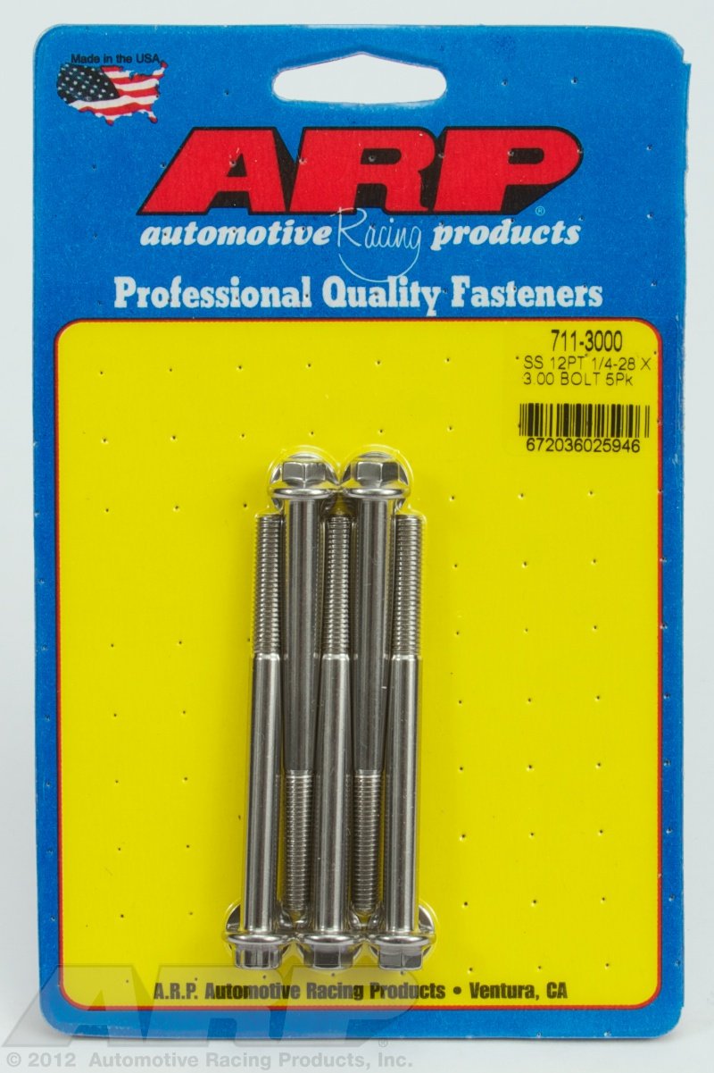 Bolt, ARP (711-3000) Stainless Steel