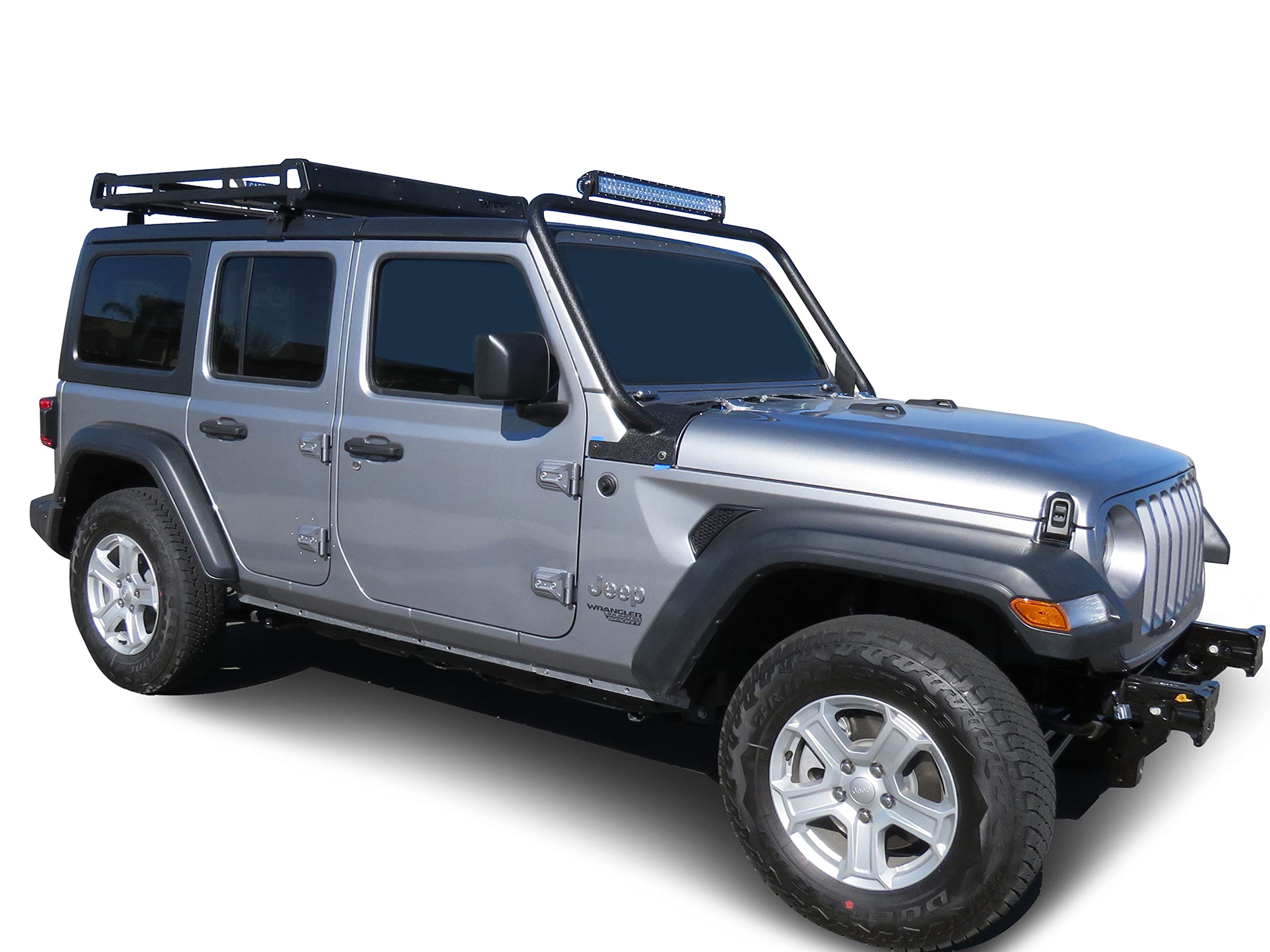 Black Horse Off Road Modular Traveler Roof Rack Compatible with 2018-2023 Jeep Wrangler (Incl. 21-23 4xe & Excl. 4-Door Trims with Sky One-Touch Power Top)-BA-JL01
