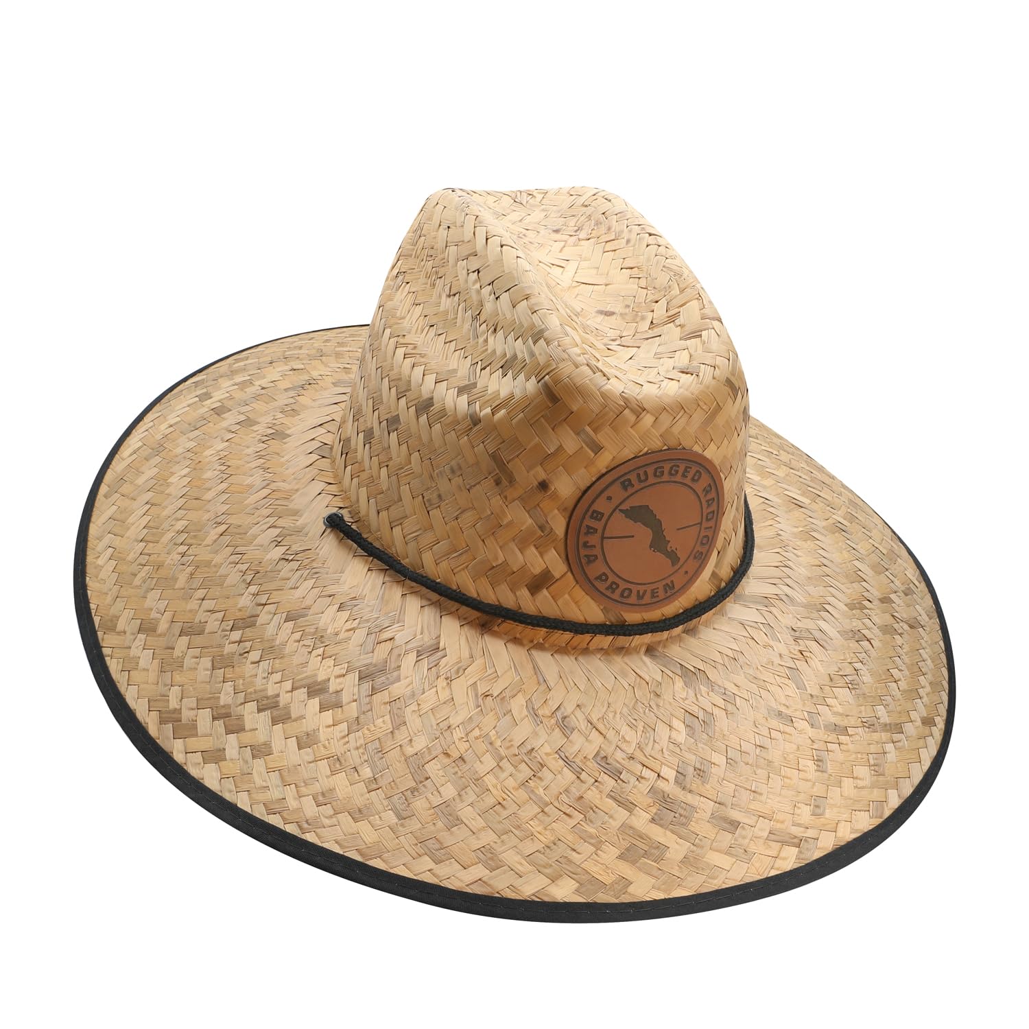 Rugged Radios Sunhat Straw for Unisex Adults - Baja Proven, One Size Fits Most, Natural Color, Handmade in Mexico, Apparel