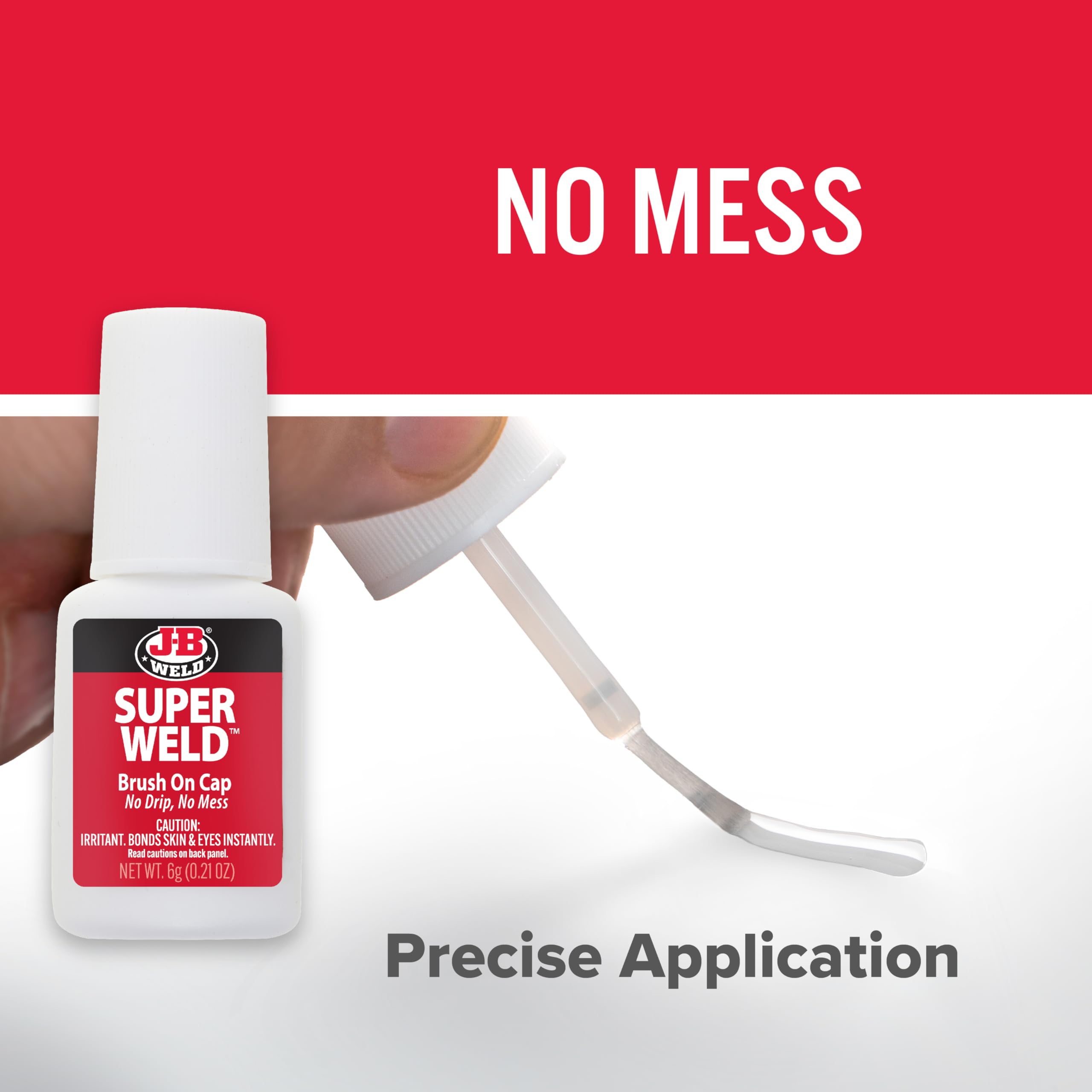 SuperWeld J-B Weld 33106 Glue - Clear Super Glue - 0.2 oz. (Packaging may vary)