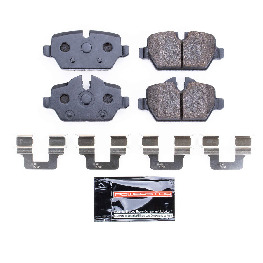 Power Stop Track Day PST-1554 Rear Ceramic Brake Pads For Mini Cooper Countryman 2011-2016, Mini Cooper Paceman 2013-2016 [Model Specific]