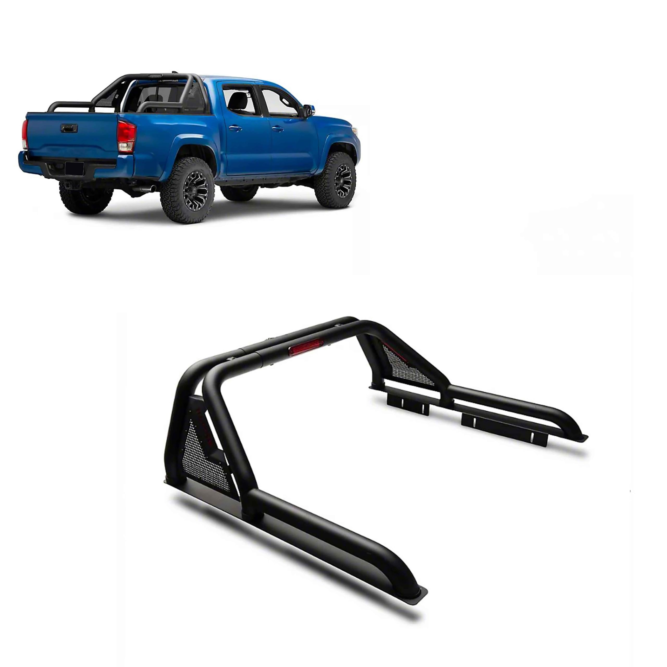 Gladiator Black Horse Roll Bar Modular Black Compatible with 2015-2024 GMC Canyon|2015-2024 Chevrolet Colorado|2015-2024 Toyota Tacoma-GLRB-03B
