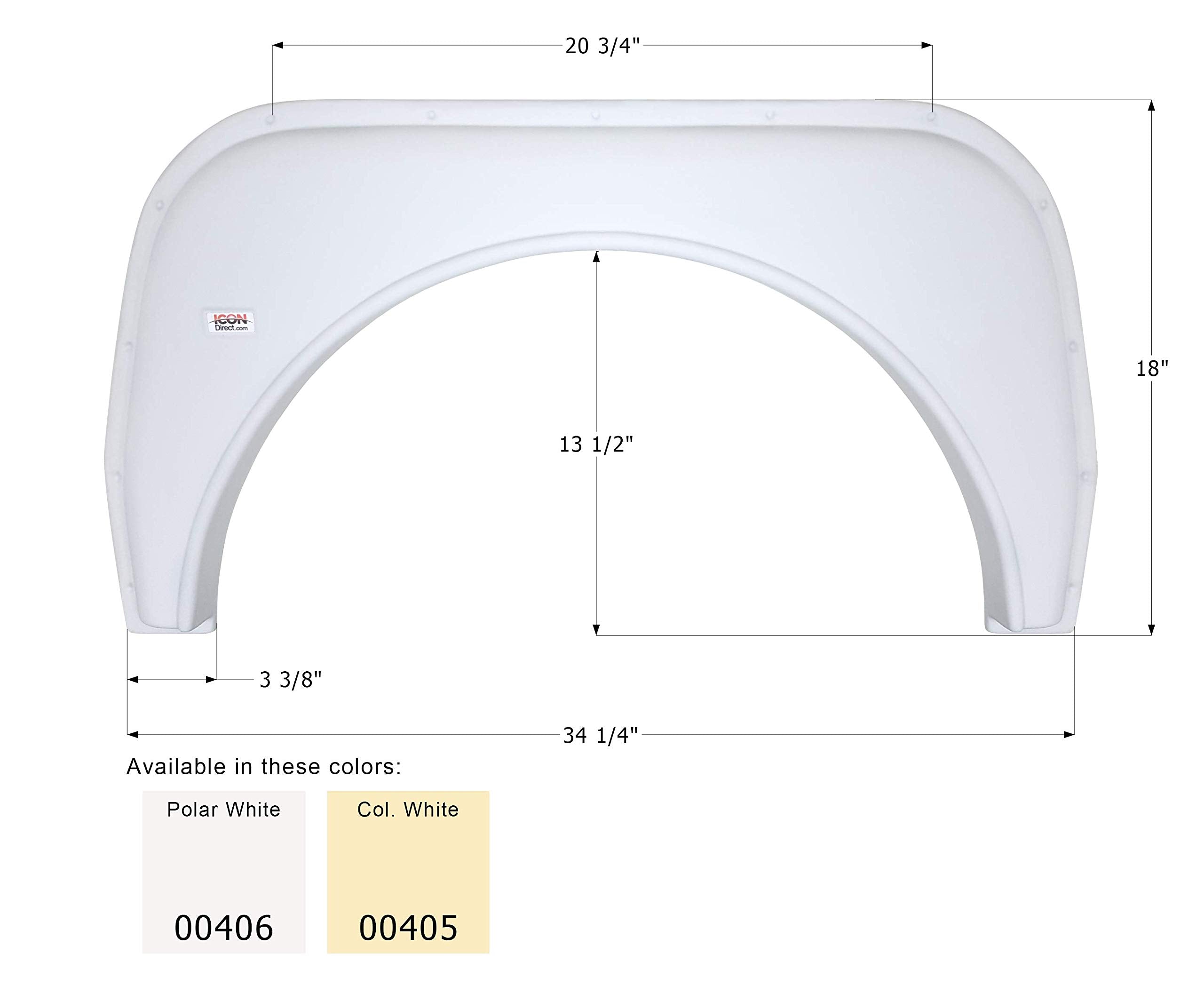 Fender Skirt ICON, Single, FS380, Colonial White