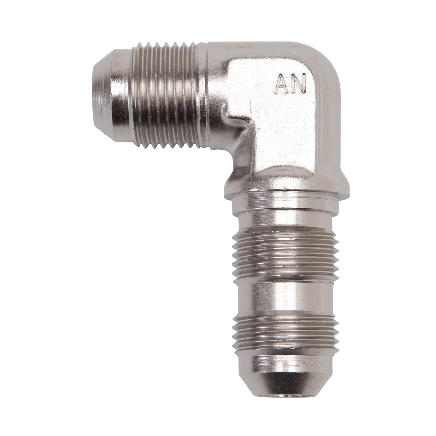 Russell Edelbrock 661231 Endura -3AN 90-Degree Flare BulkHead Adapter Fitting