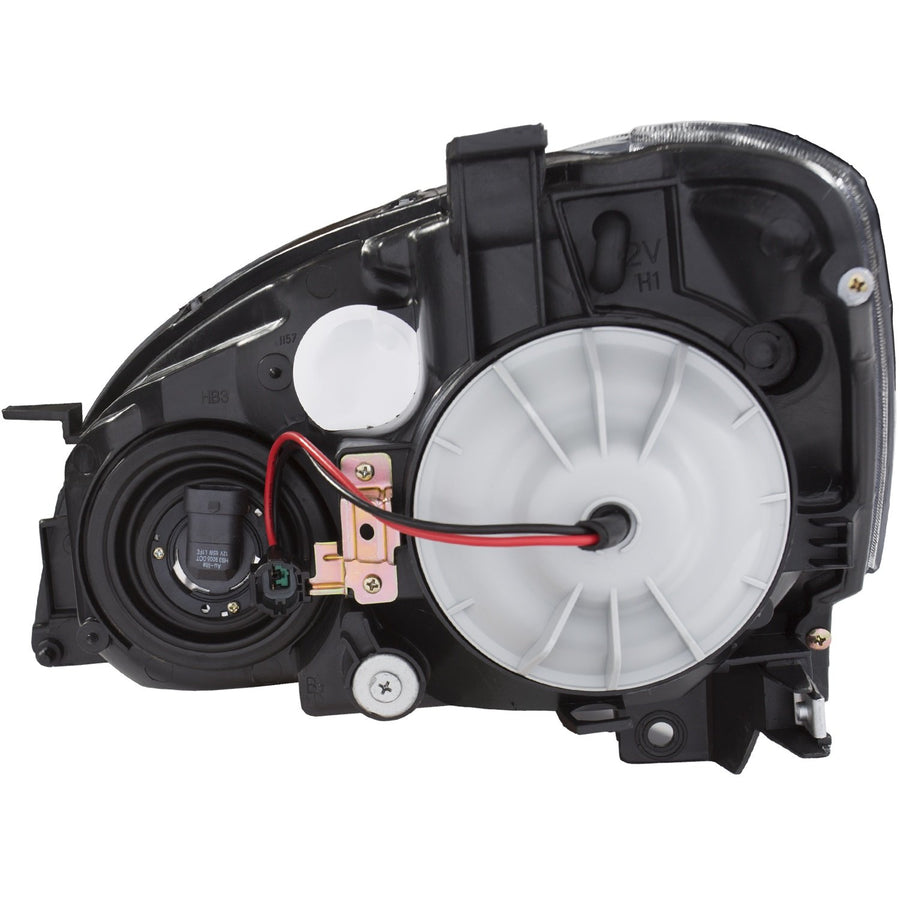Nissan Altima Anzo USA 121109 Crystal Black Headlight Assembly - (Sold in Pairs)