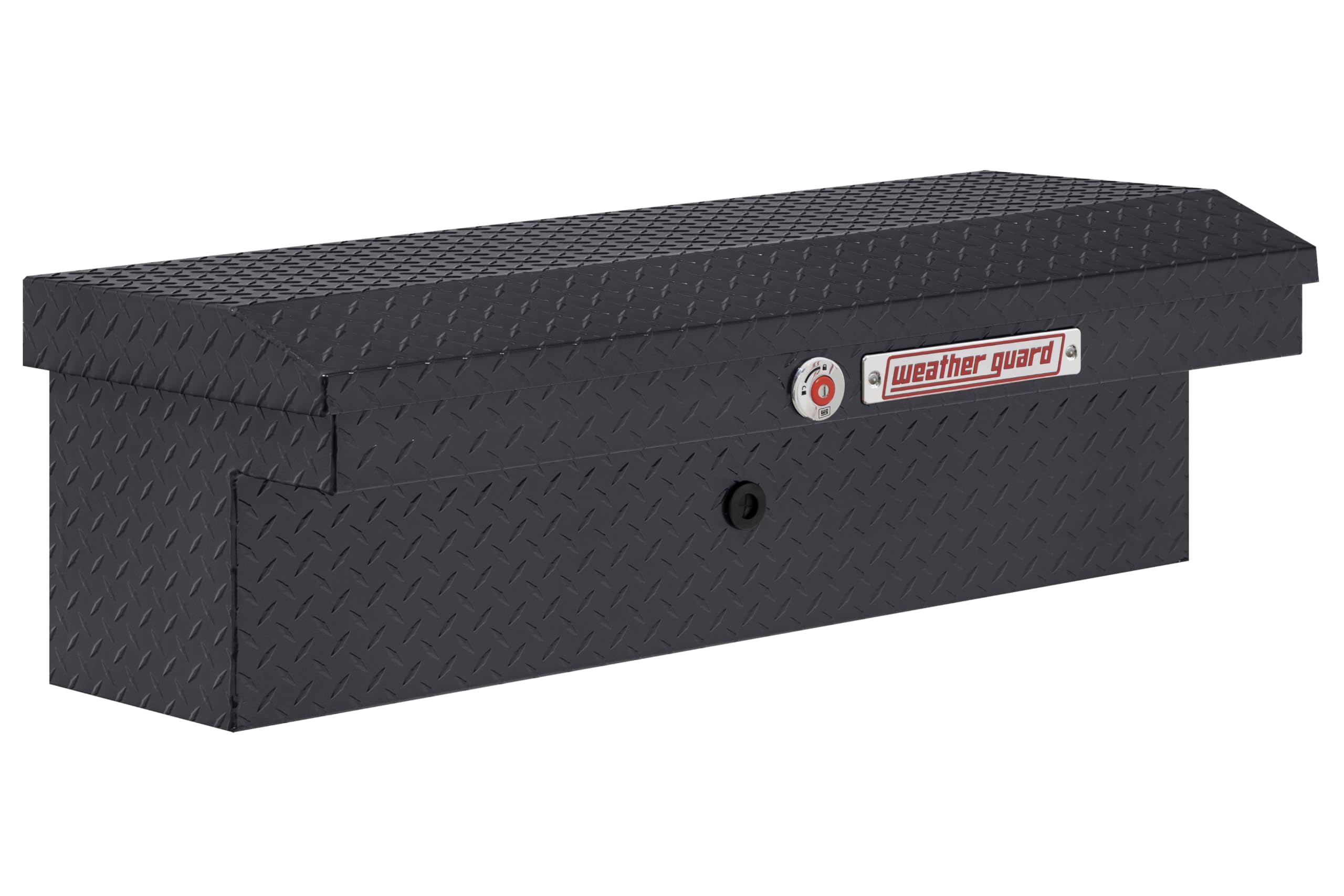 Weather Guard 41in Model 180-6-04 Low Profile Lo-Side Box, Aluminum, Gunmetal Gray, 3.0 cu ft