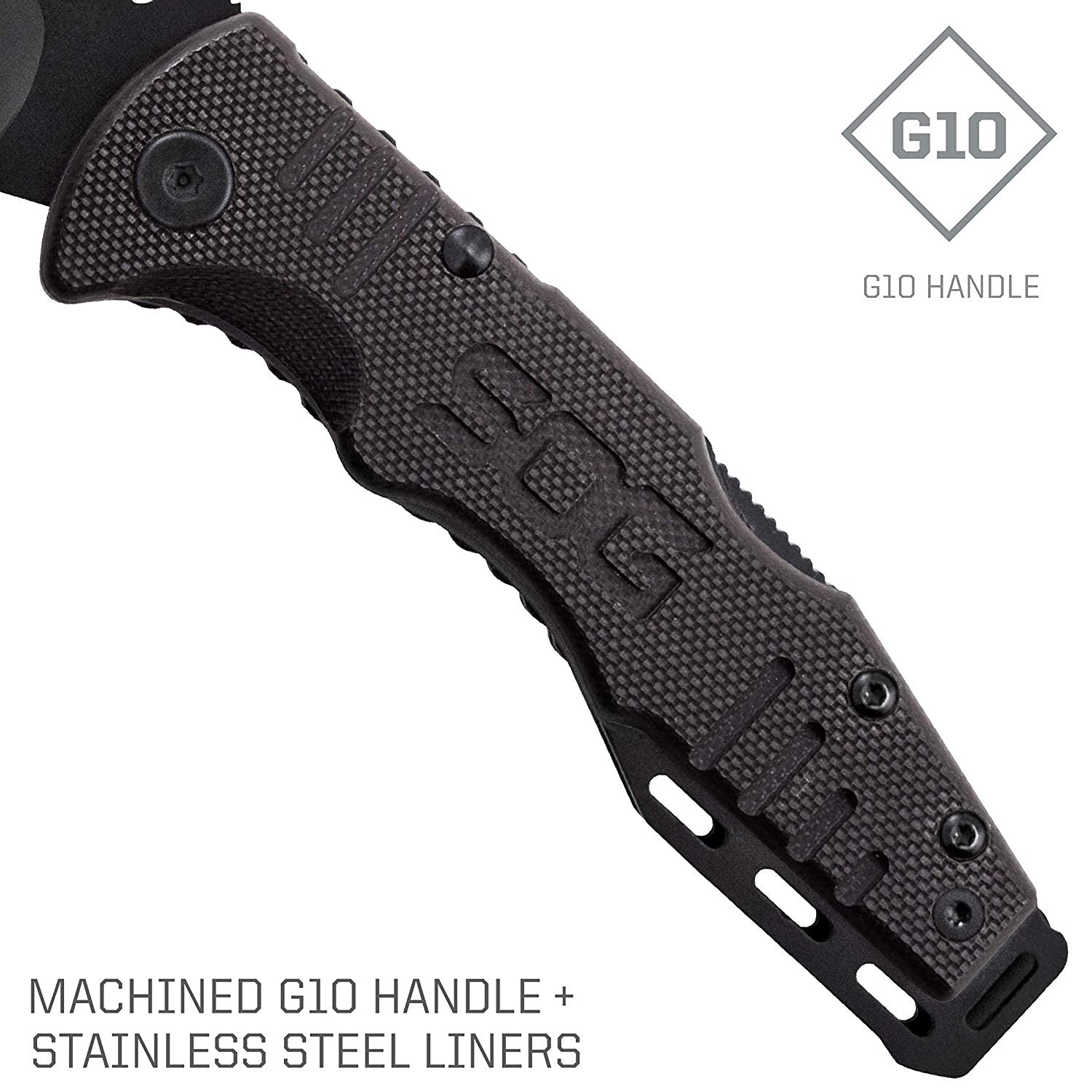 SOG Knives - Mini Salute, Black Oxide, G10