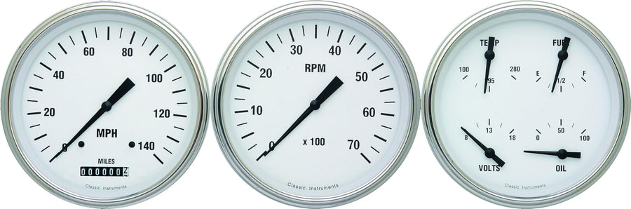 White HOT WH53SLC 5IN Speed, 5IN Quad, 5IN TACH-GM