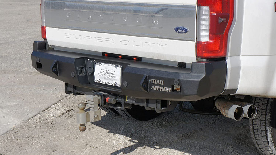 Rear Armor 617RRB Bumper Fits Ford F-250 Super Duty, Black
