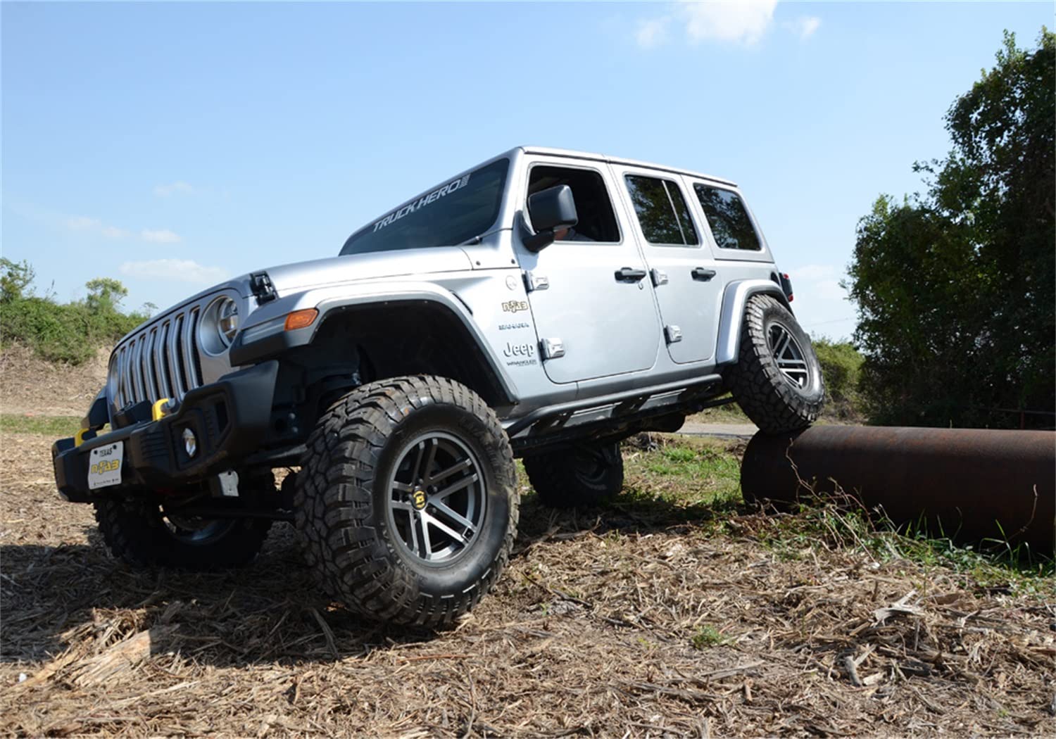 N-Fab TSJ074-TX - N-Fab TrailSlider Step System Fits 07-17 Compatible with/Replacement for Wrangler (JK)