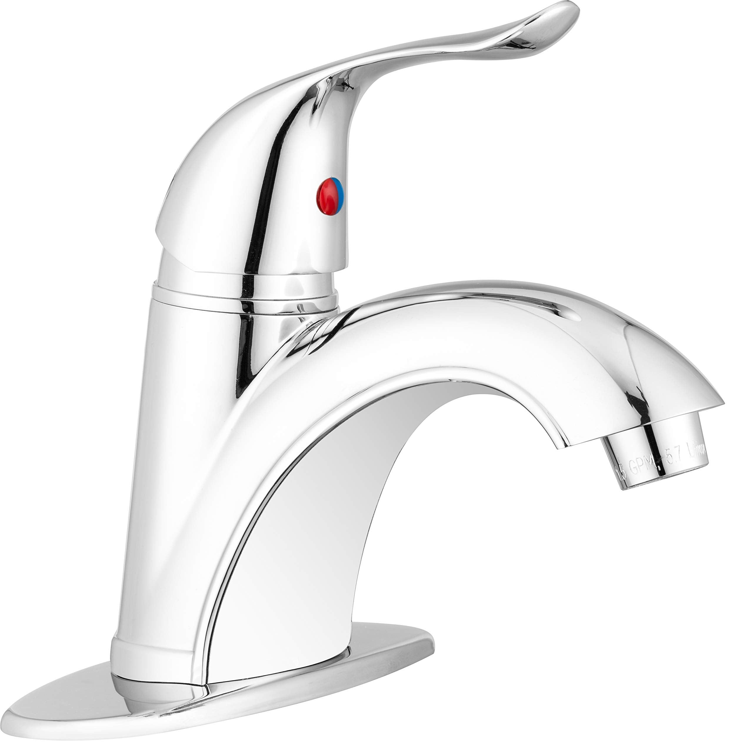 Dura Faucet RV DF-NML202-CP Single Handle One Hole Bathroom Faucet (Chrome)