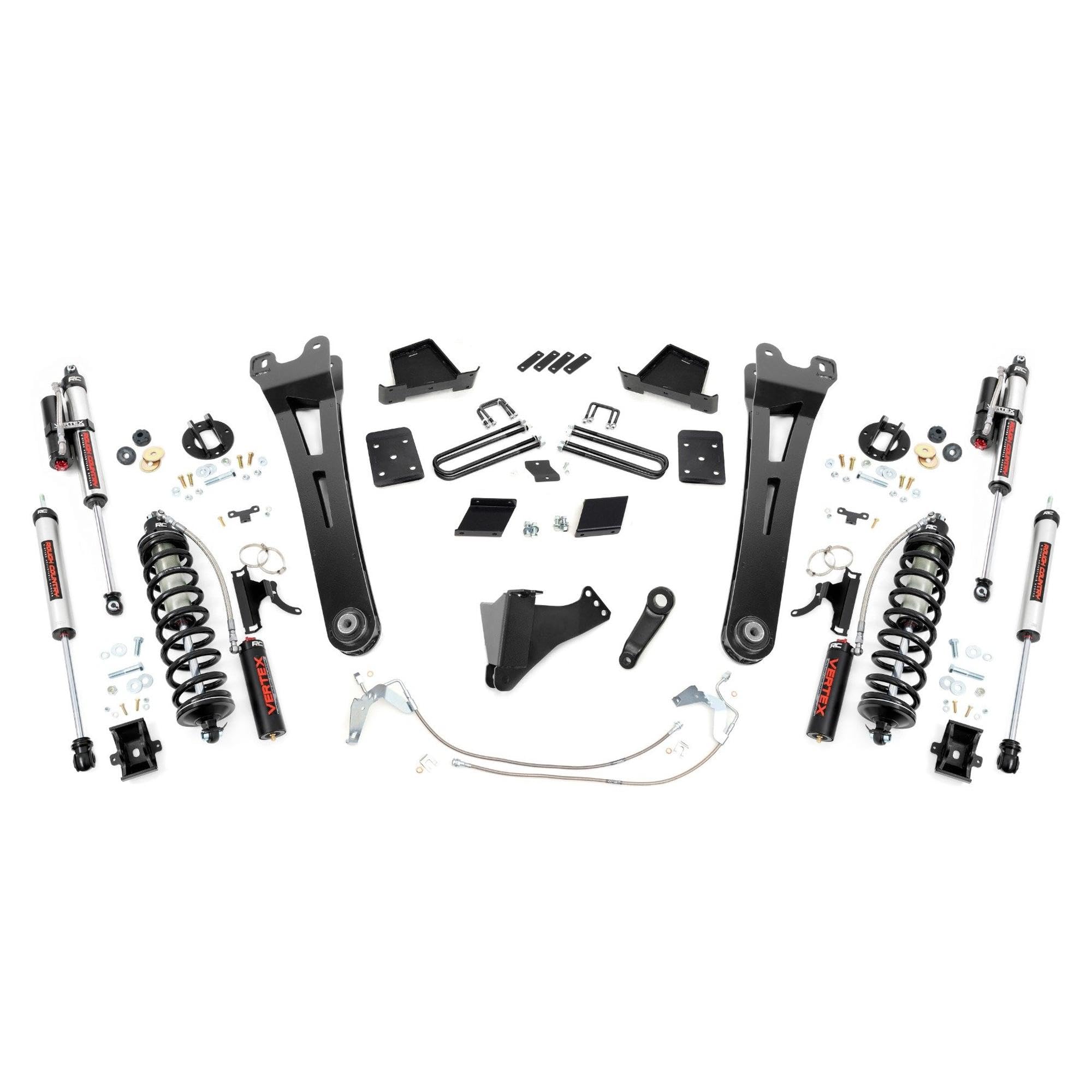 6" Rough Country Coilover Lift Kit for 15-16 Ford Super Duty| Radius Arm - 54359