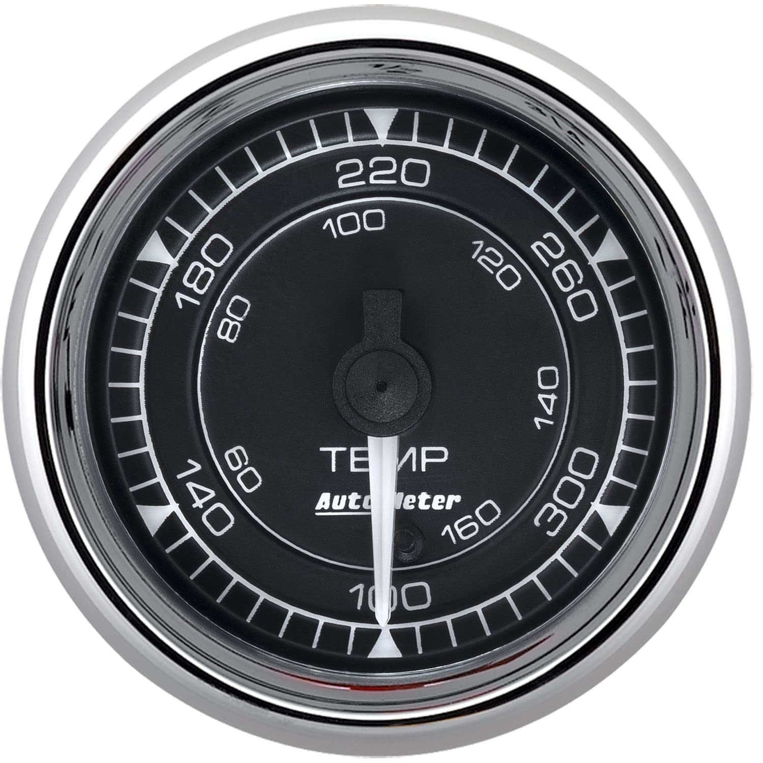 Auto Meter 9740 Digital Stepper Motor Temp 140-380ºF Chrono Chrome