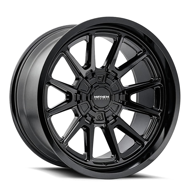 20X9 MAYHEM INTREPID GLOSS BLACK 5-127/5-139.7 8116 0MM 87MM