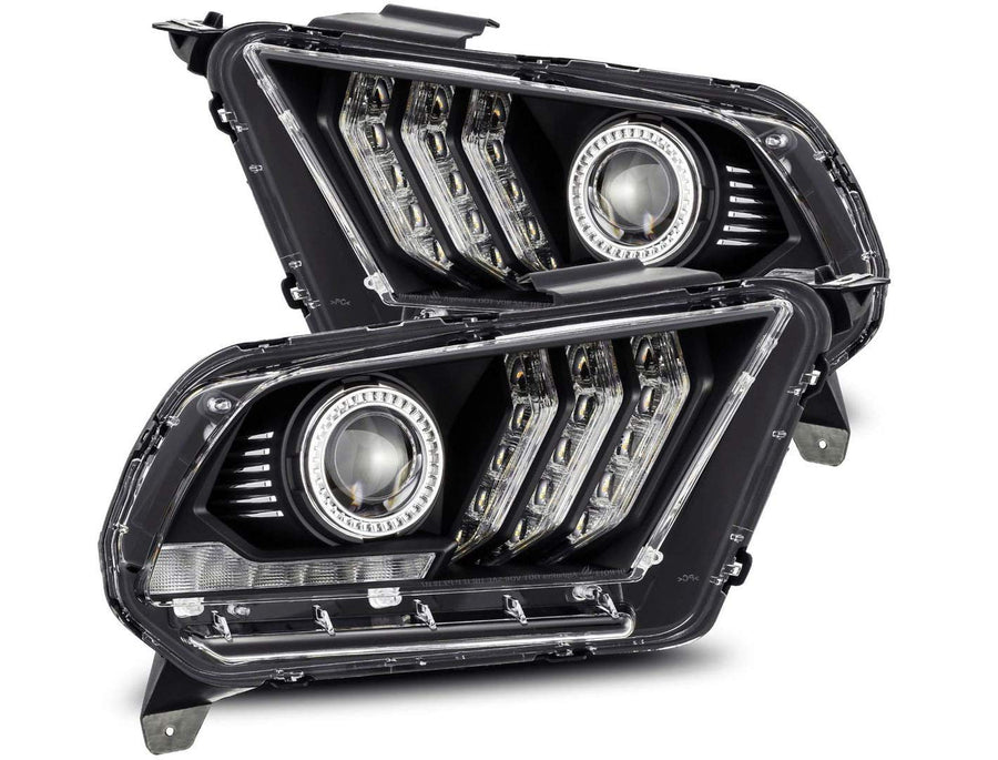 880115 AlphaRex USA LUXX Series LED Projector Headlights fits Ford Mustang