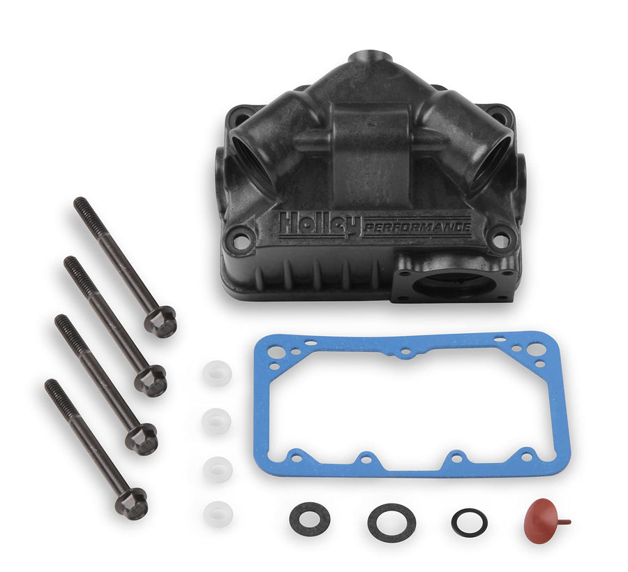 Hard Core Gray Holley 134-71HB Aluminum Center Hung V Bowl Kit - Primary
