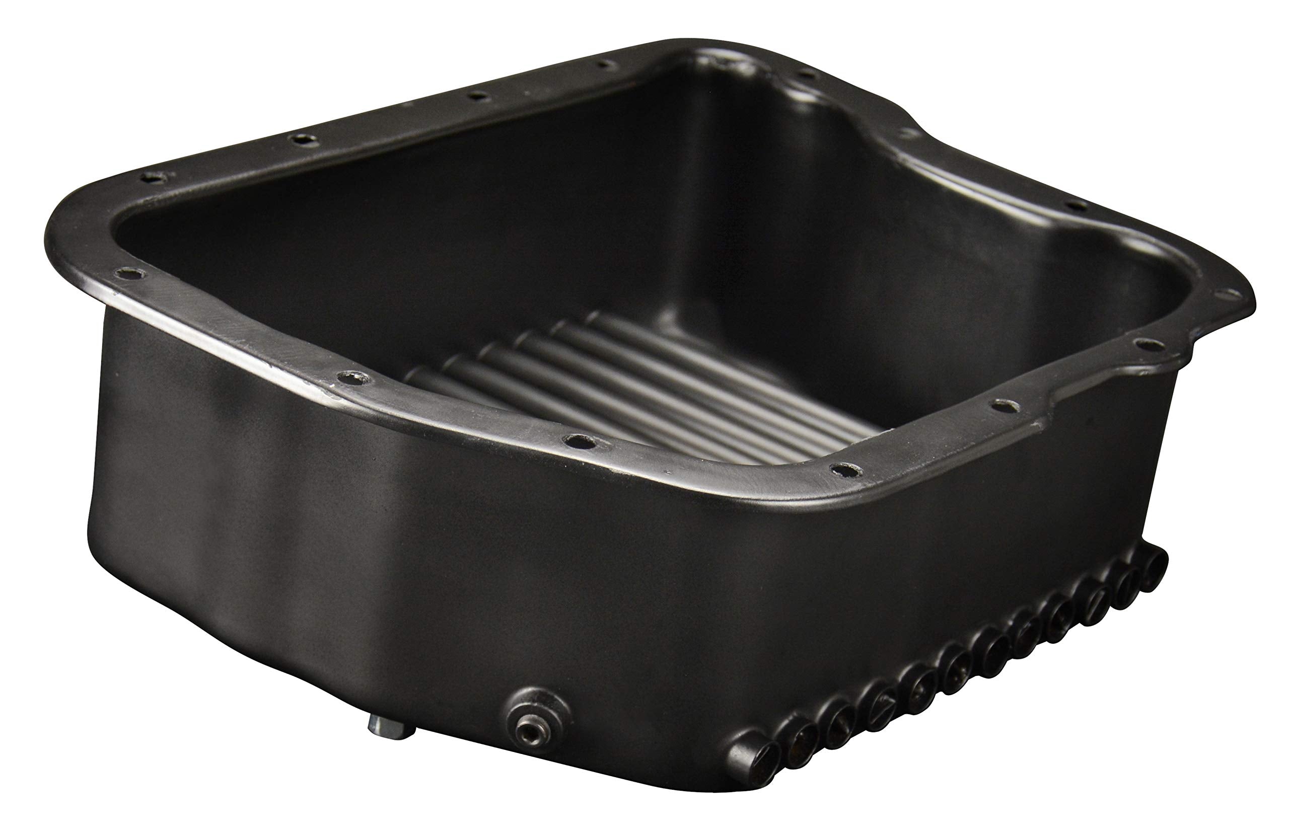 Transmission Cooling Pan Derale 14210 for Dodge A518 (46RH, 46RE) / A618 (47RH, 47RE, 48RE), Black